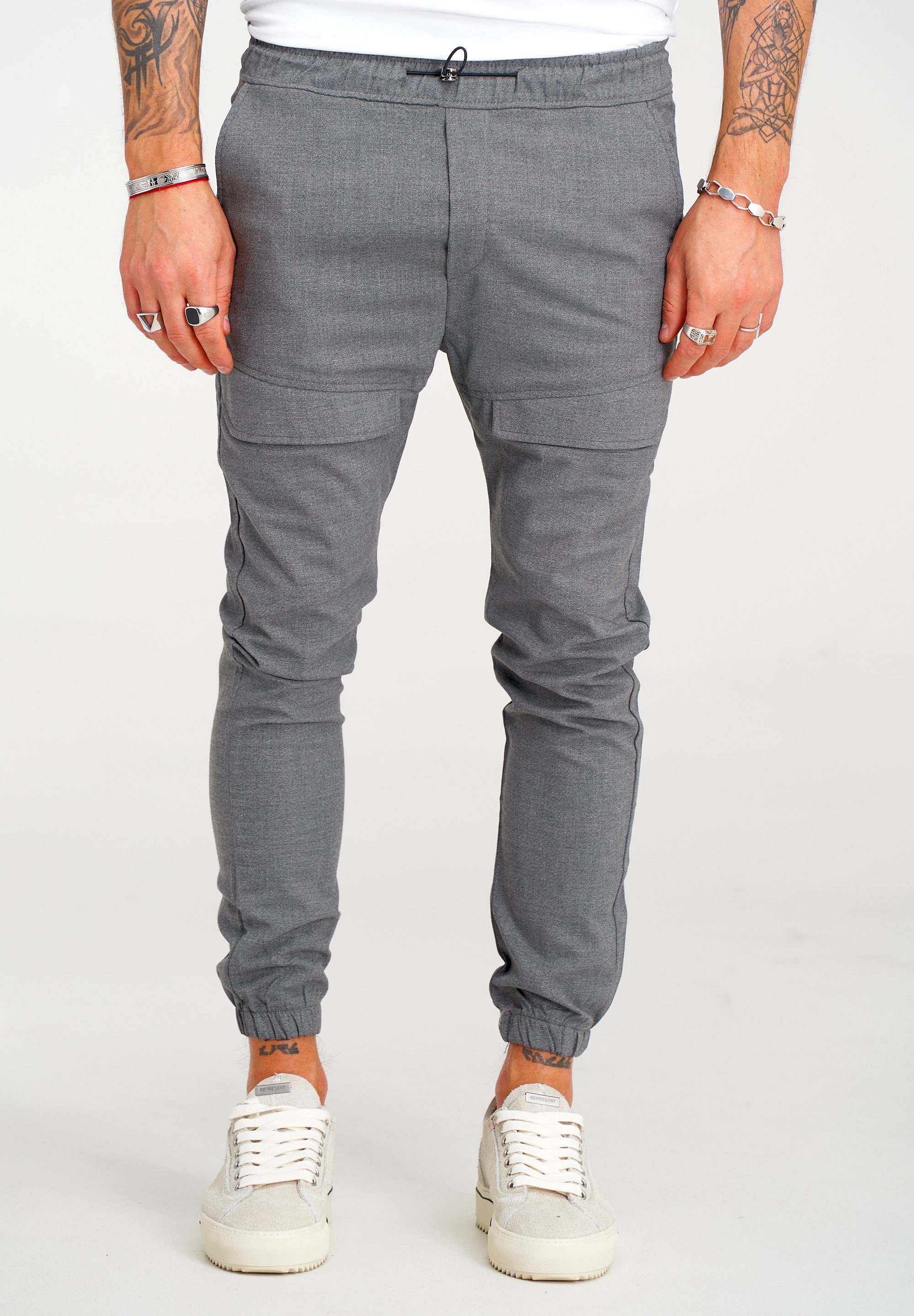 2Y Premium Chinohose ENRIKO Chino mit elastischem Bund
