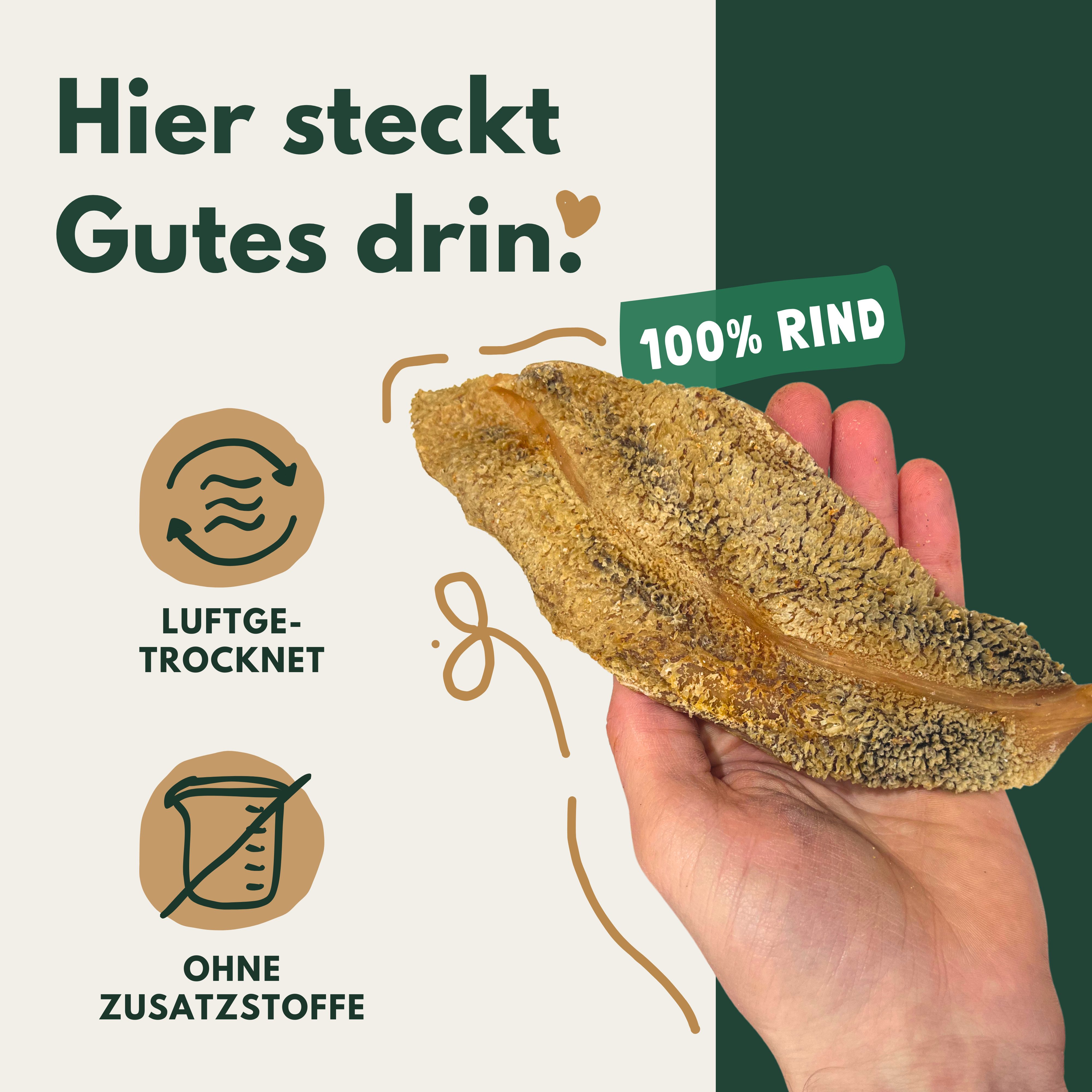 Breers Pet Food Rinderpansen Weiß Hundeleckerli Hundesnack, Snack für: Hunde, Naturkauartikel, Leckerli getreidefrei, Kausnack zuckerfrei
