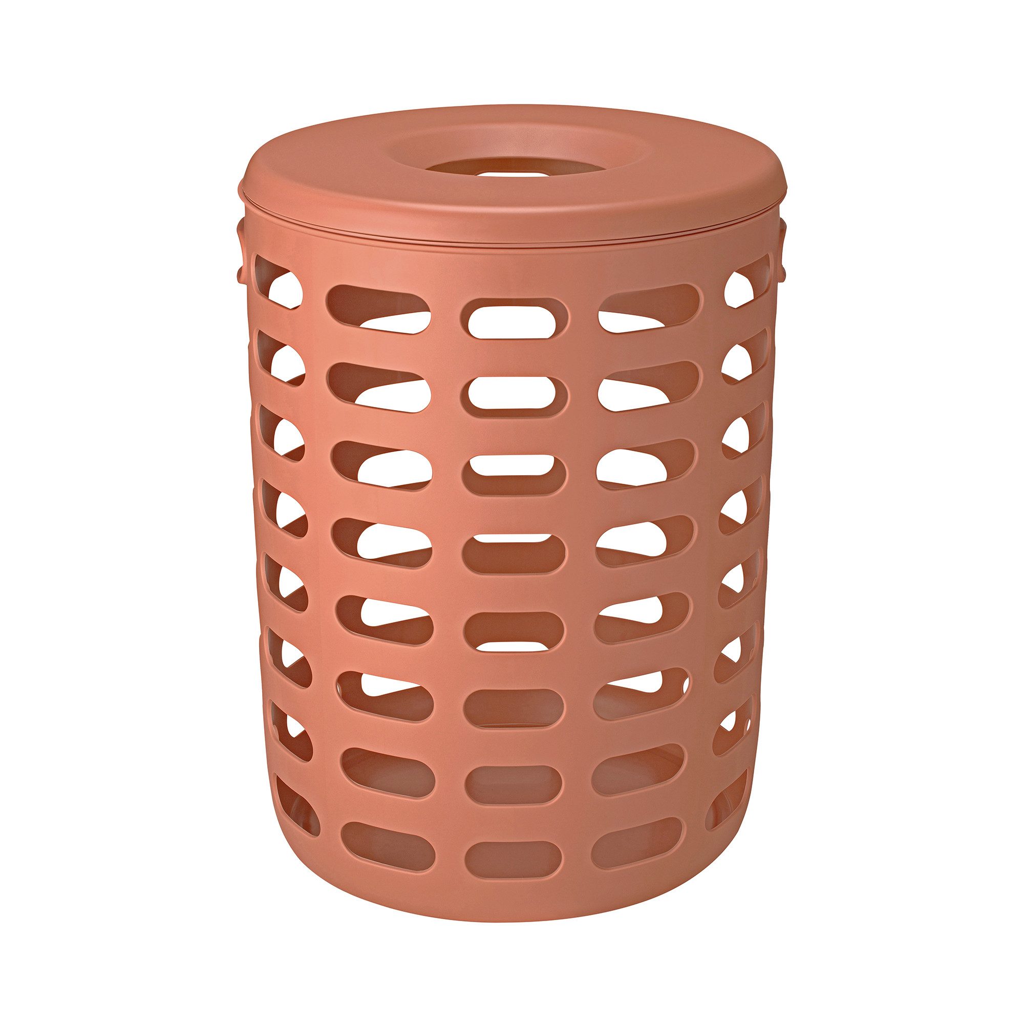 blomus Wäschetonne Wäschesammler -KORIE- Wäschekorb, Wäschetonne aus Kunststoff, Modernes Design, Langlebig & Pflegeleicht, Praktischer Deckel