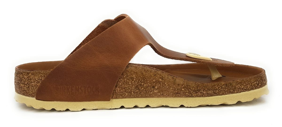 Birkenstock Pantolette Hausschuh Cognac (Normal)