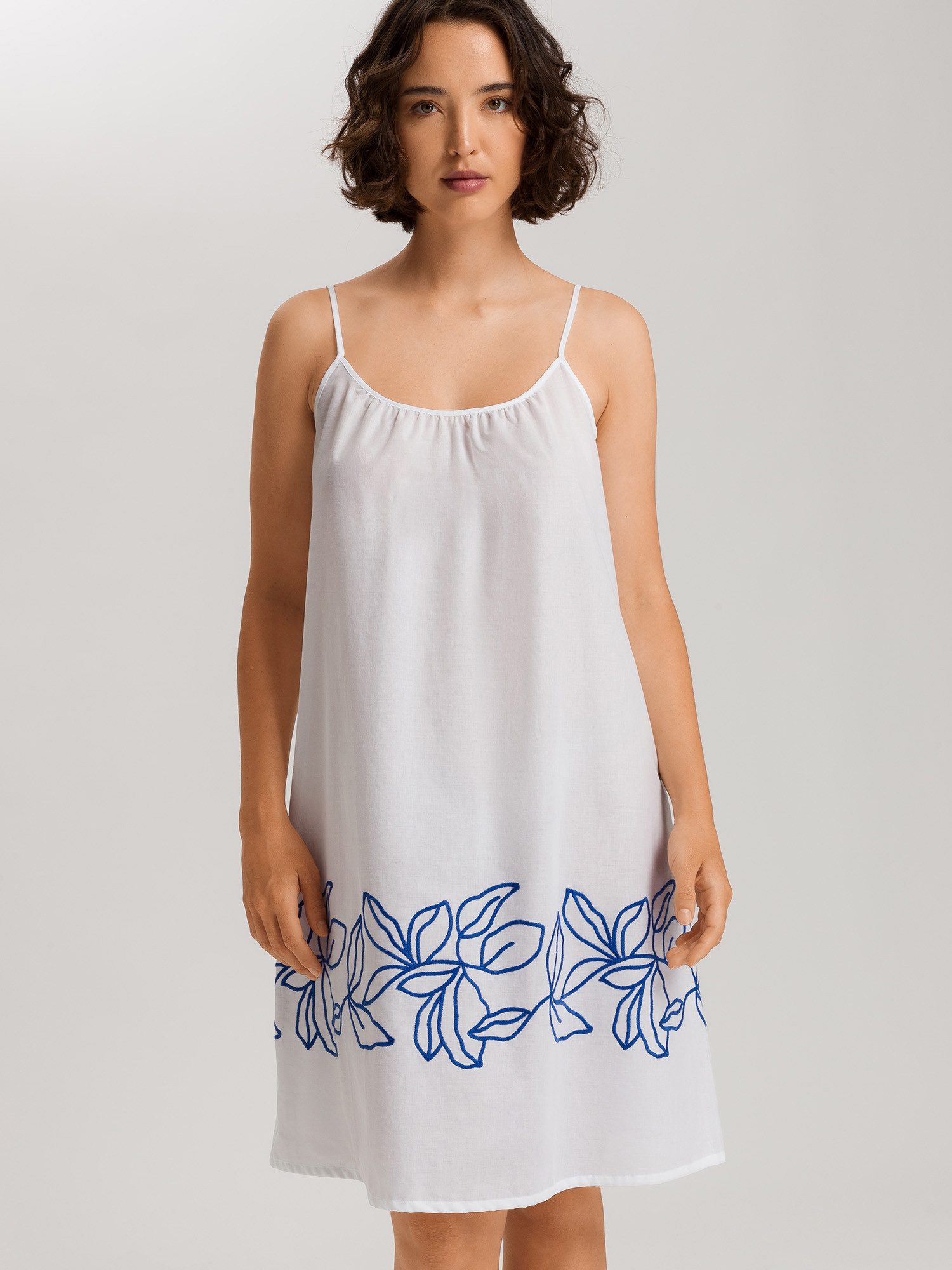 Hanro Nachthemd Spaghettitop Liz Nacht-hemd schlafmode sleepwear