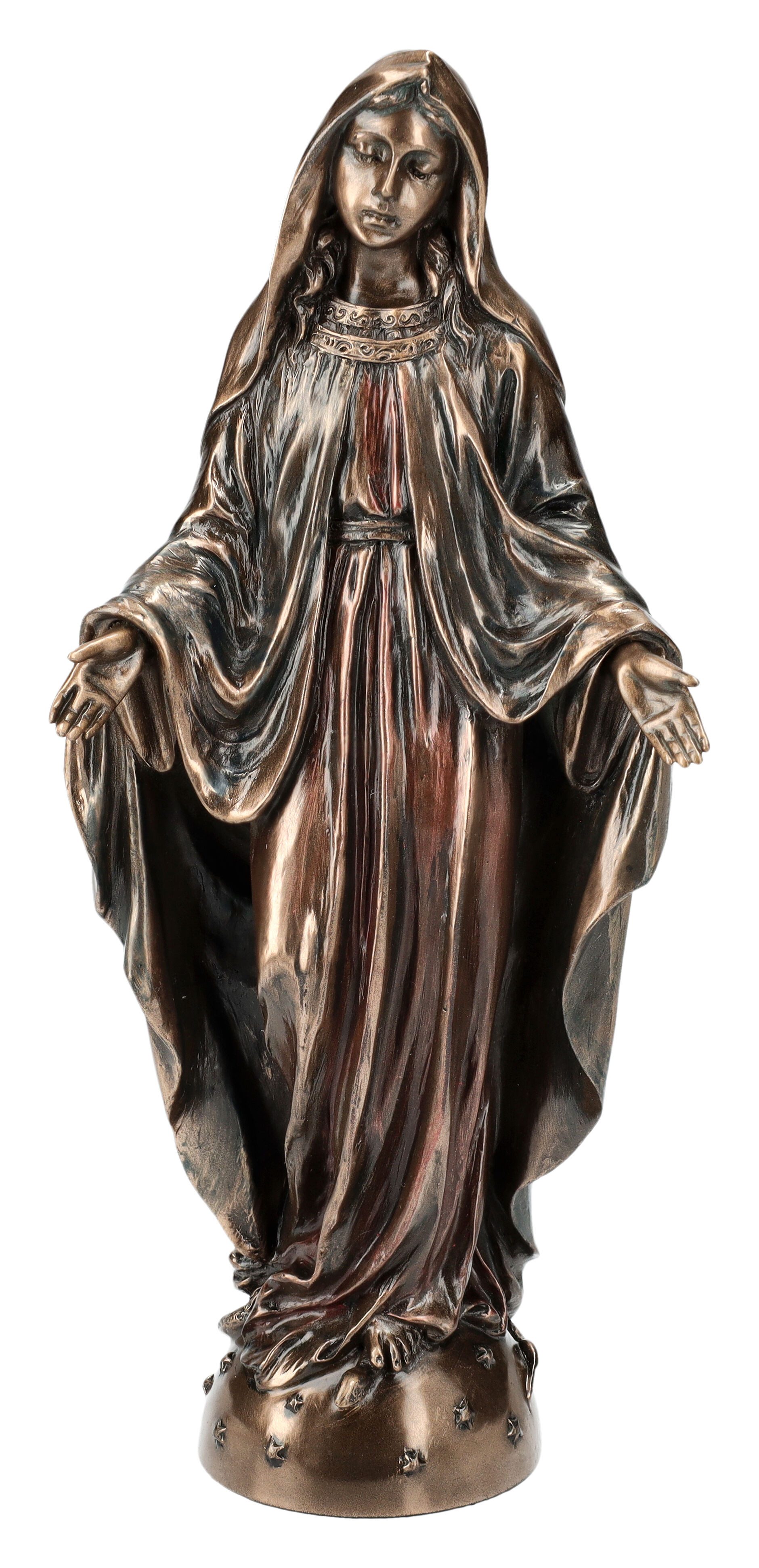 Figuren Shop GmbH Dekofigur Maria Figur - Madonna bronziert - Veronese - Dekofigur Kirche Deko