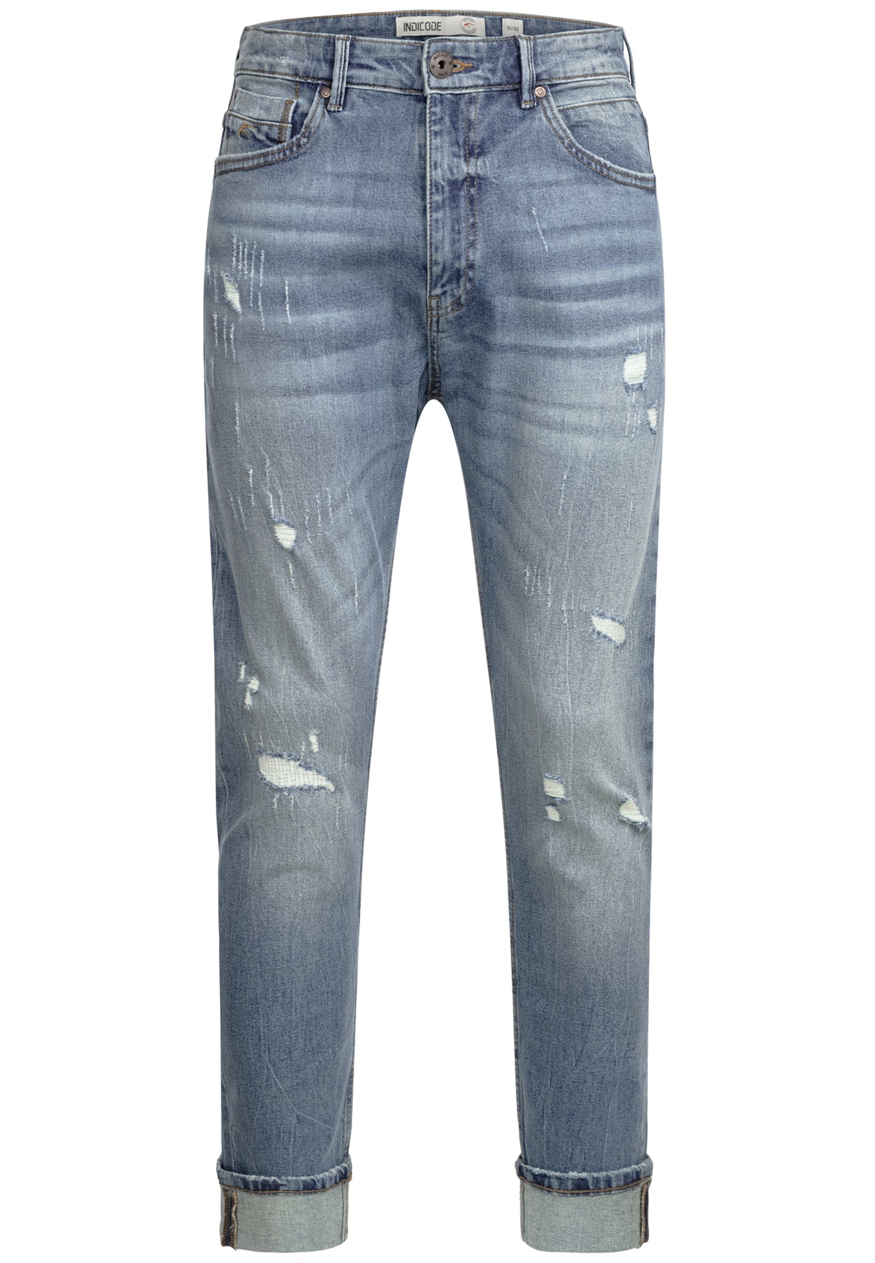 Indicode Regular-fit-Jeans INSmalinos Stylische Slim-Fit-Jeans mit günstig online kaufen