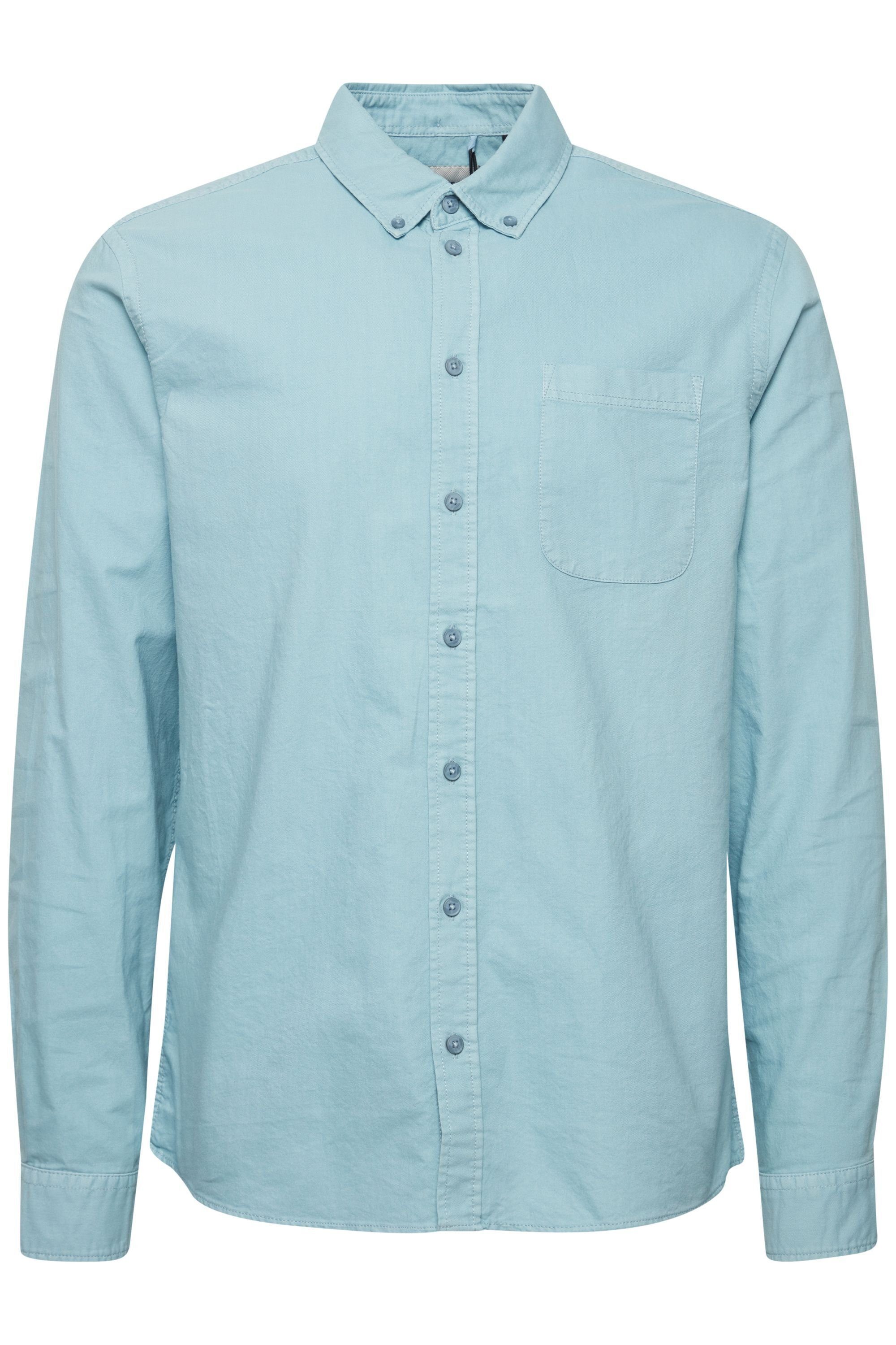 Dusty BLEND Langarmhemd Blend garment BHBugley Blue dyed oxford