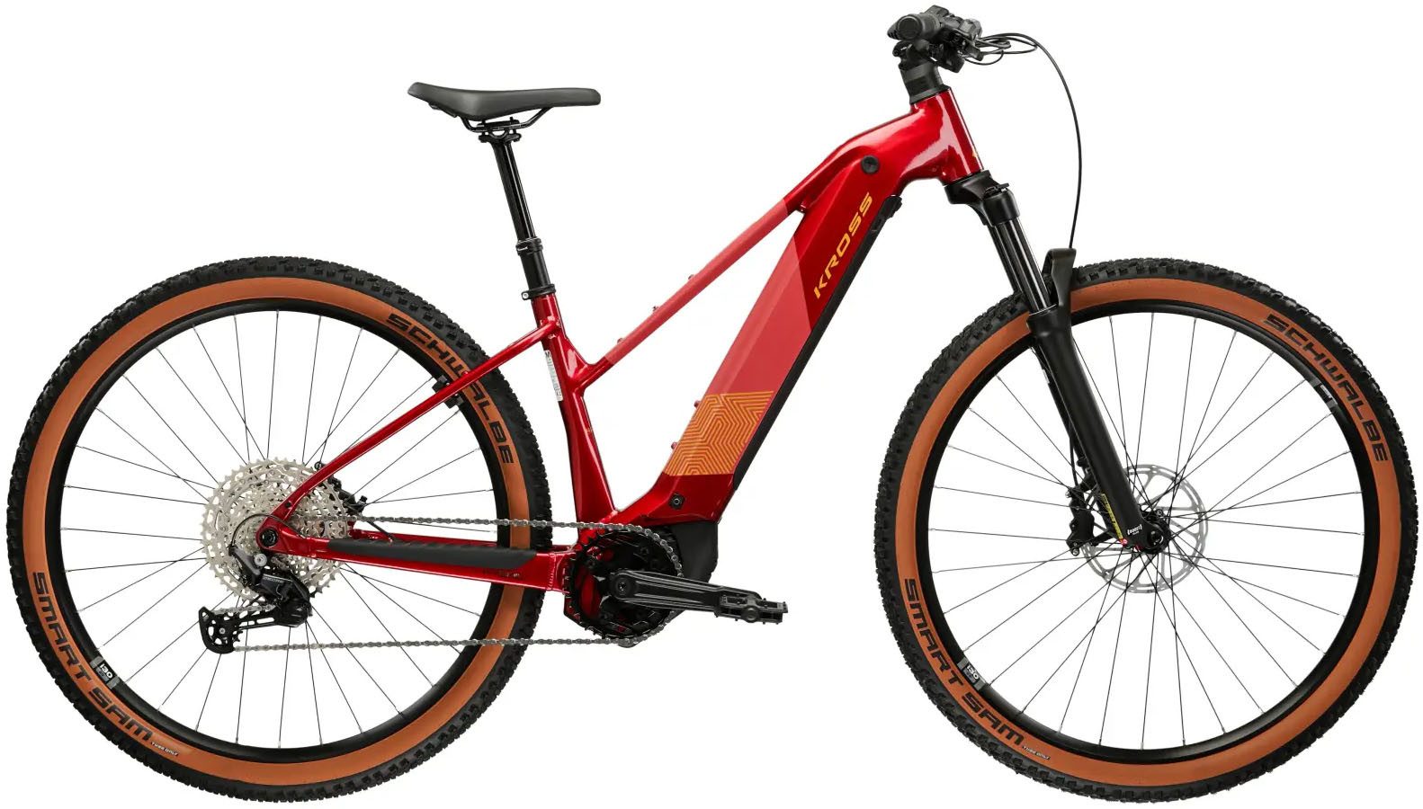 Kross E-Bike Mountainbike E-MTB Influx Hybrid 4.0 21,3Ah / 800 Wh 29 Zoll rot 12 Gänge 2026, 12 Gang Shimano DEORE M6100 Schaltwerk, Kettenschaltung, Mittelmotor, 800 Wh