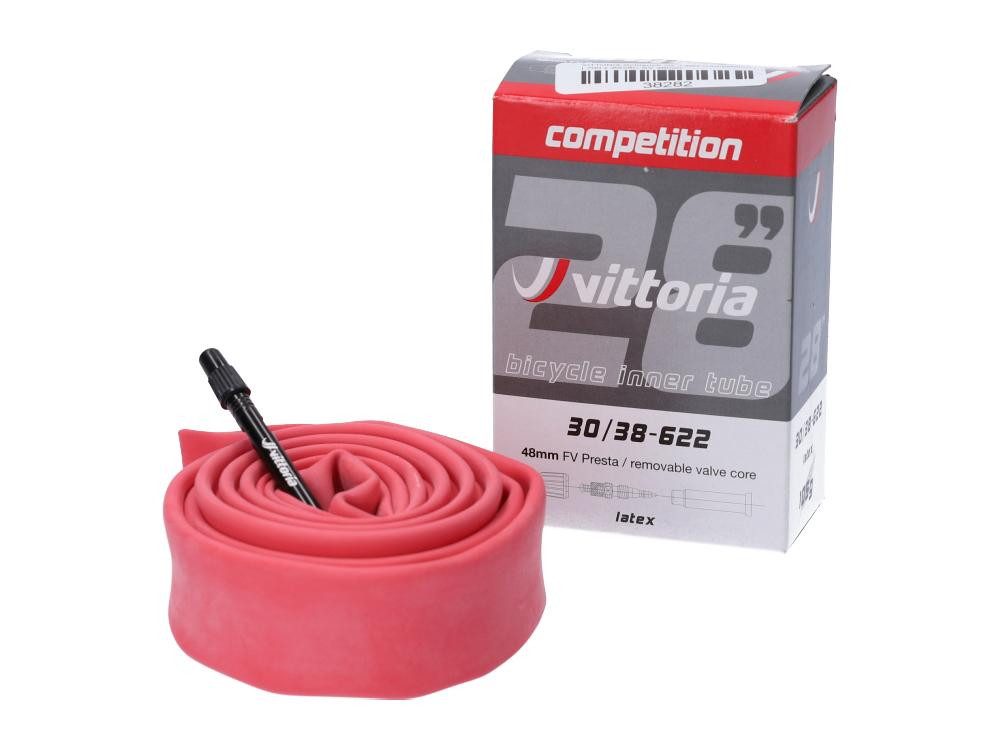 Fahrradschlauch Vittoria Schlauch 28x1.15-1.50\" 30/38-622 Competition Latex SV 48mm