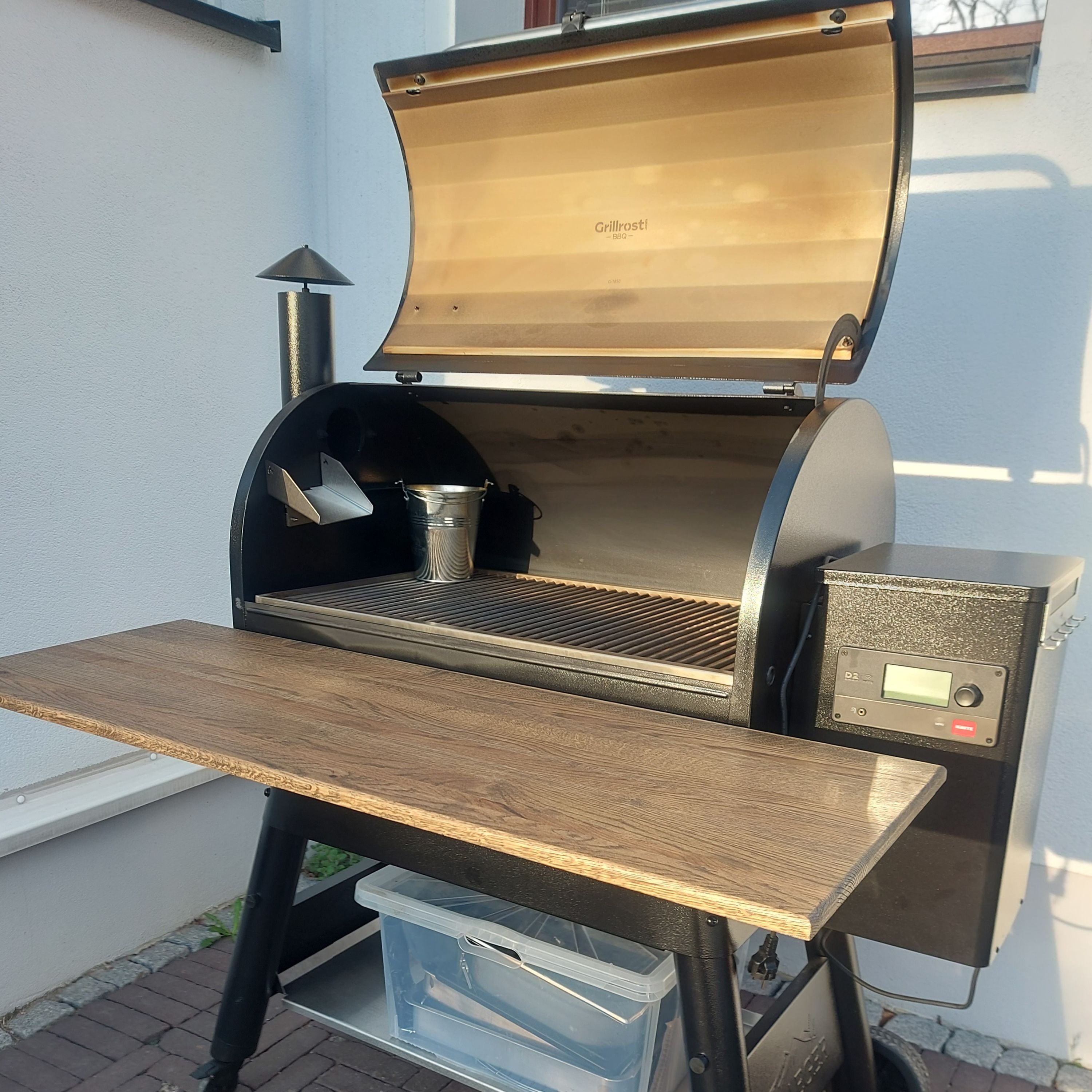 Grillrost.com BBQ Grillrost BBQ Deckelblech Traeger Pro 780 und 780 D2, Made in Germany