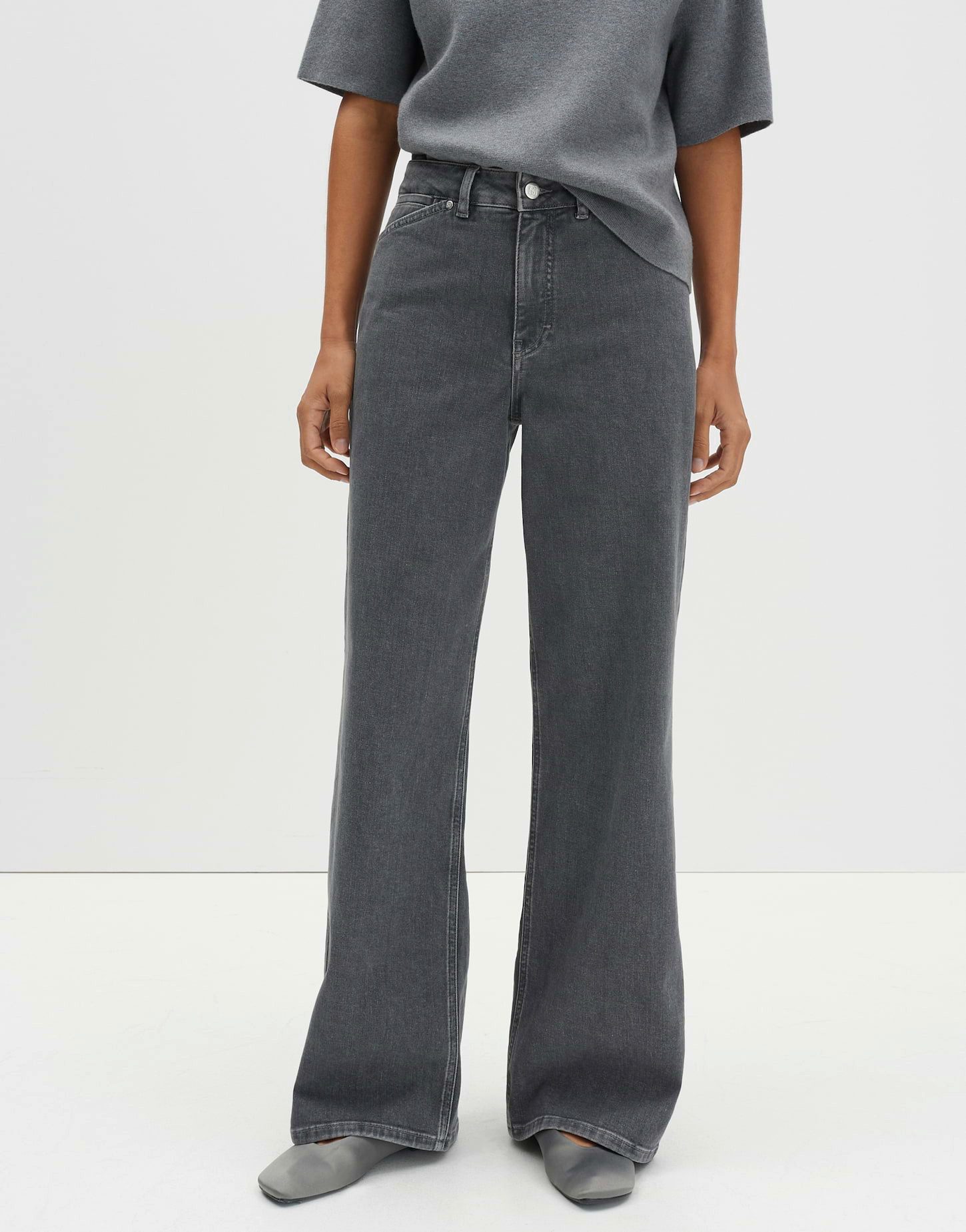 someday Skinny-fit-Jeans Wide-Fit Jeans Cellma Edge - Wide Leg