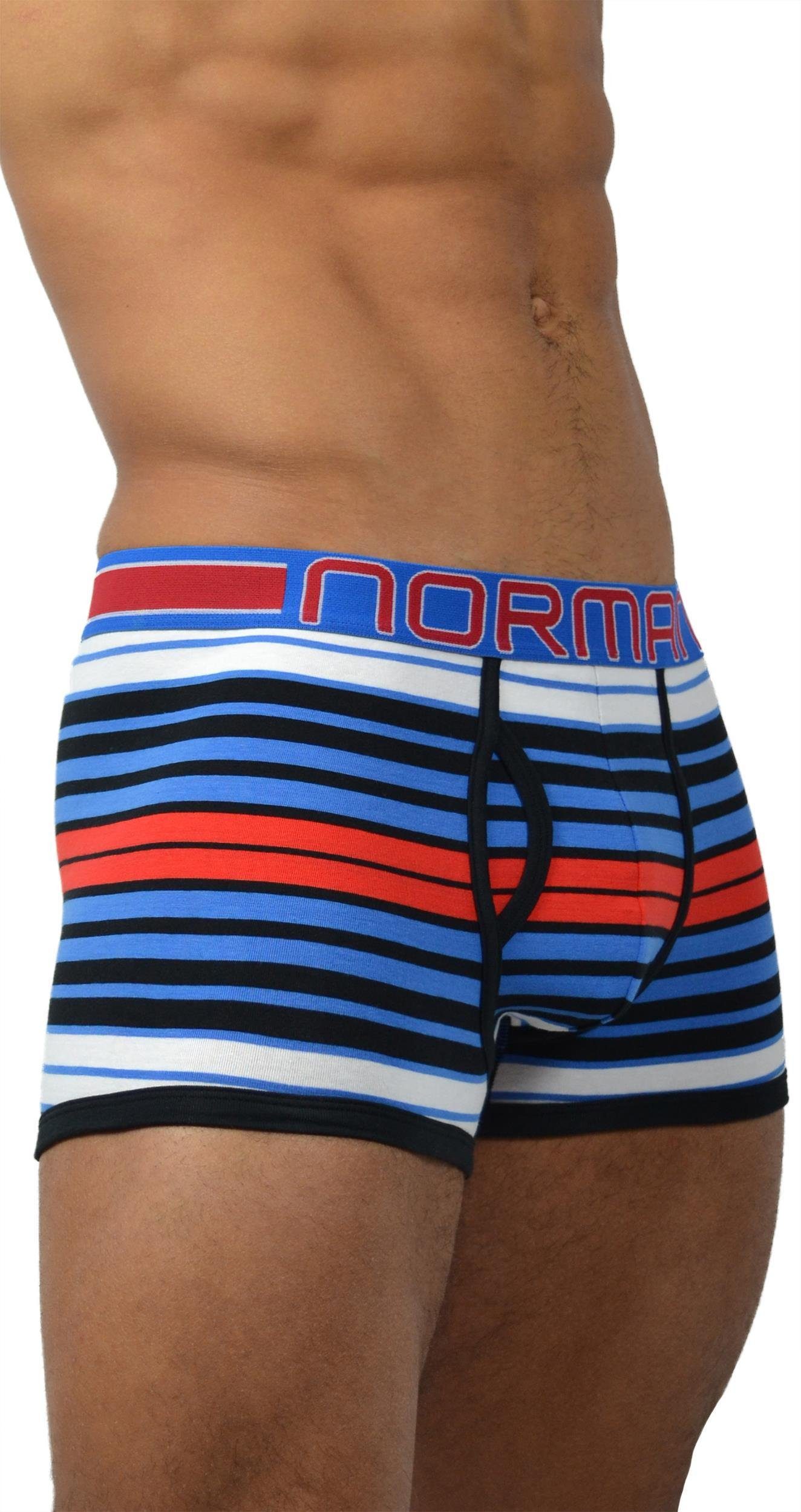 normani Retro Stripes Baumwolle atmungsaktiver aus Boxer Unterhose Nasa