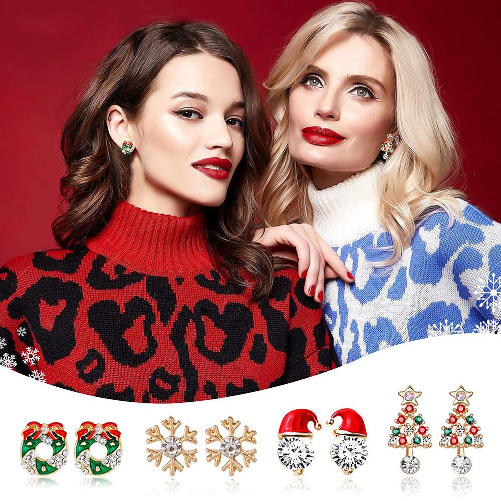 CLTYQ Schmuck-Adventskalender Weihnachtskalender für Frauen und Mädchen,Schmuck Adventskalender 2026 (24-tlg), Weihnachtsgeschenke für Frauen Mädchen Teenager – Bild 5 von 5