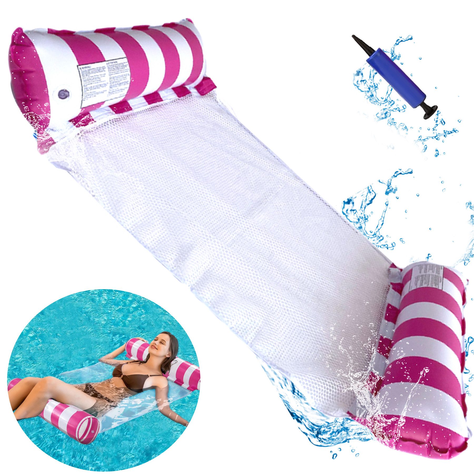 Mutig Luftmatratze Wasserhängematte Pool XL Luftmatratze günstig online kaufen