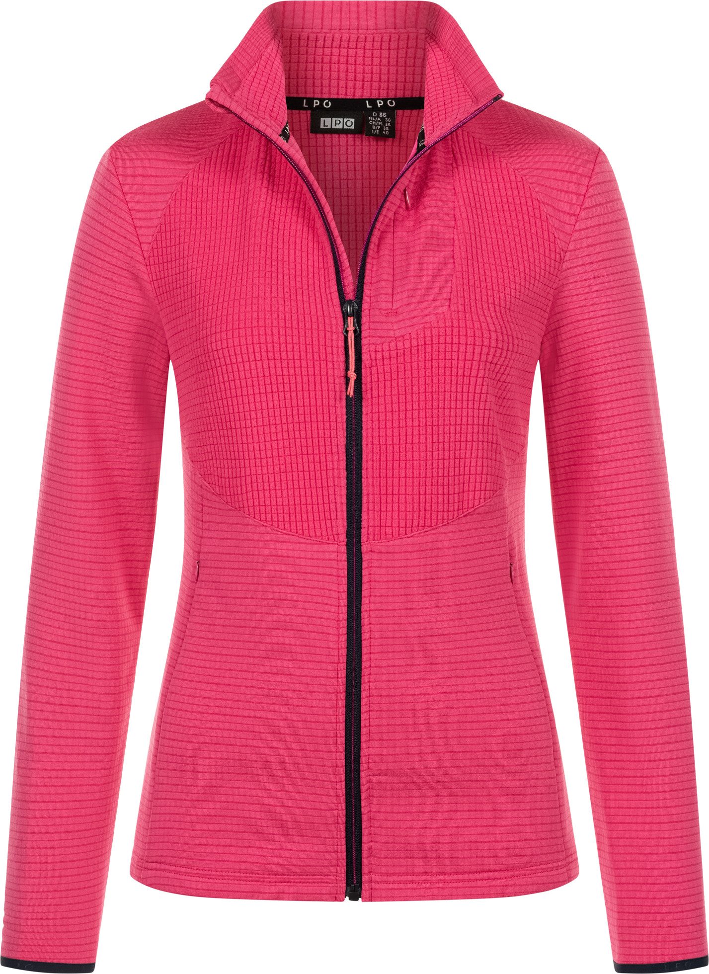 DEPROC Active Fleecejacke PERLE CS Waffelfleece, Fleece, Mid-Layer auch in Großen Größen