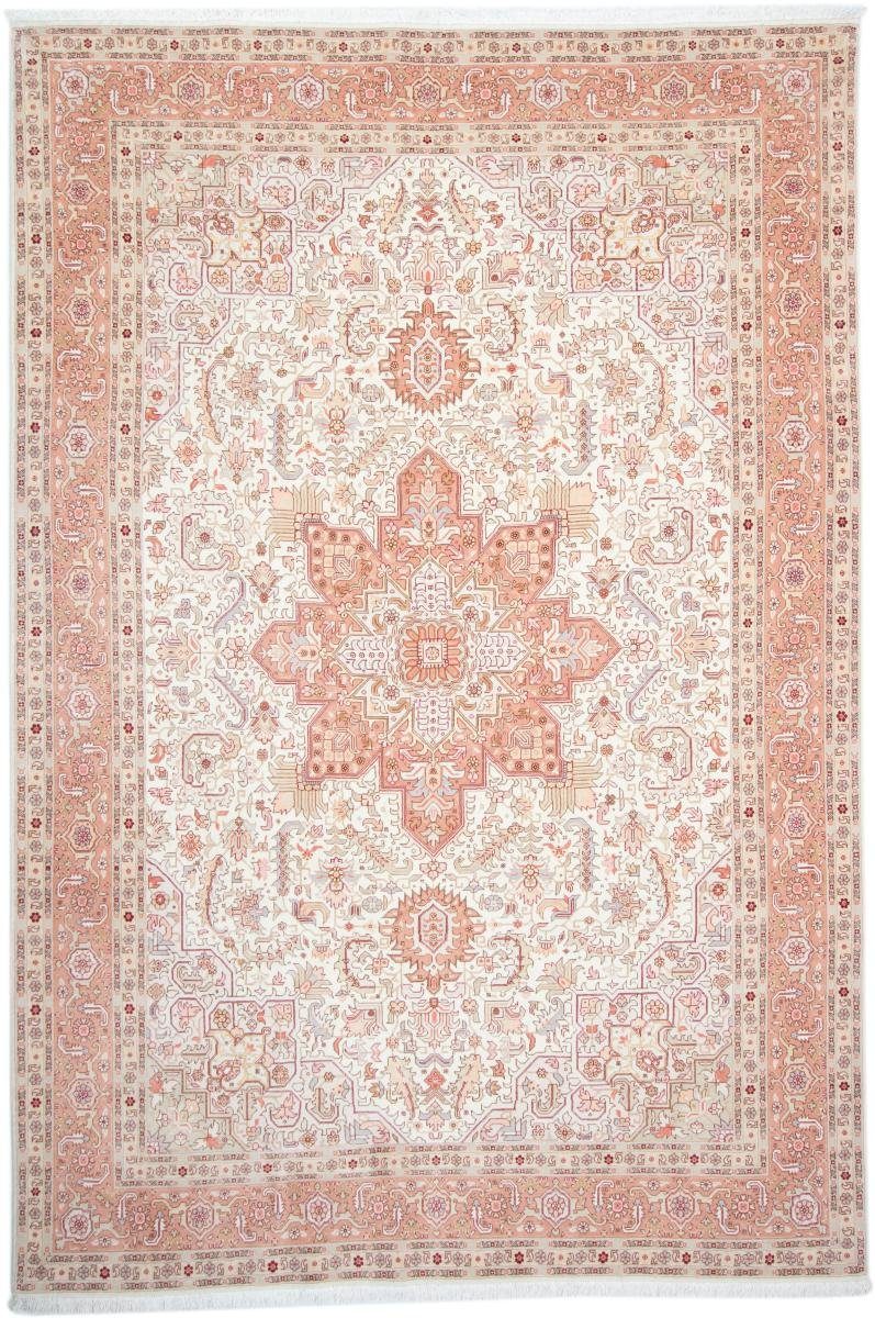 Nain Trading Orientteppich Täbriz 50Raj 205x299 Handgeknüpfter Orientteppich / Perserteppich, rechteckig, Höhe: 7 mm