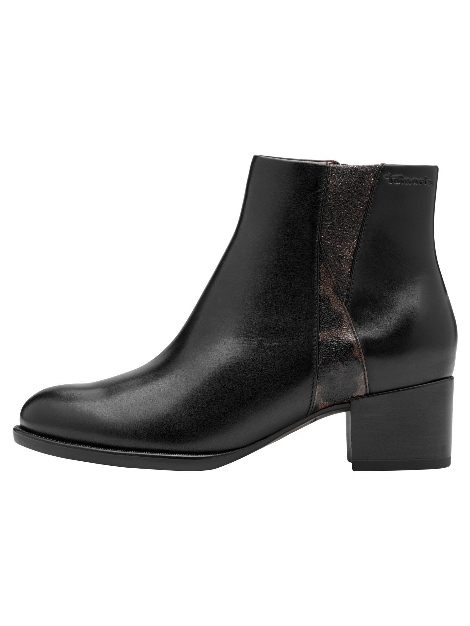 Tamaris ANTIslide, COMFORT-Lining, TOUCH-IT aus Leder Stiefelette ANTIslide