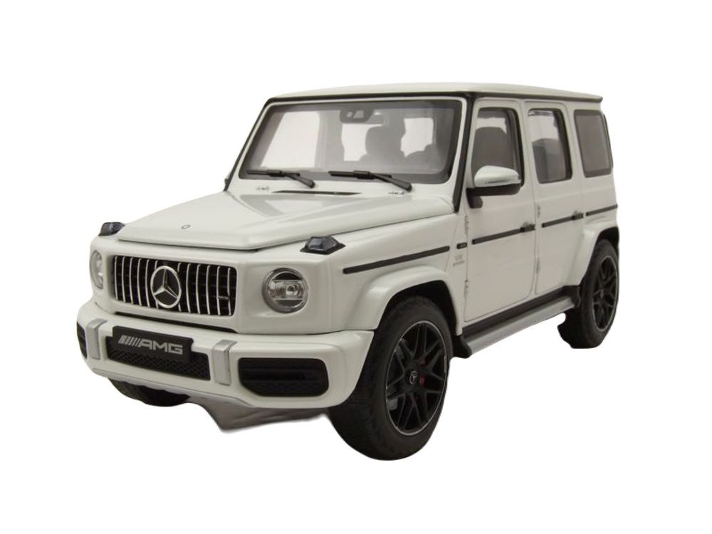 Minichamps Modellauto Mercedes AMG G63 G-Klasse 2018 weiß, Maßstab 1:18