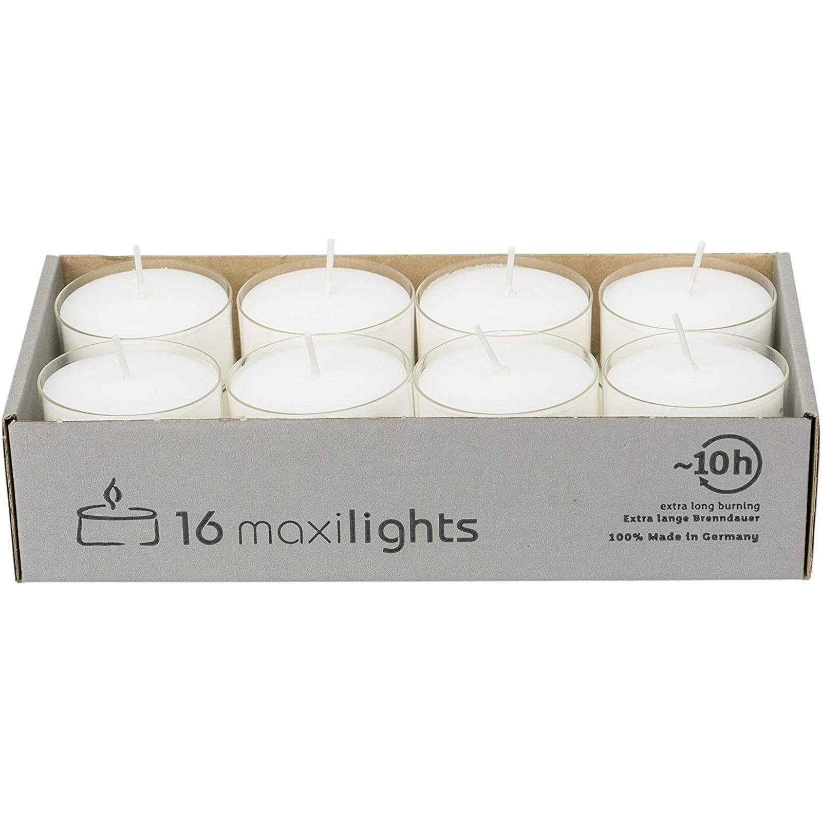 Wenzel-Kerzen Teelicht »16 Maxilichte ca. 10h in transparenter Hülle«  (16-tlg) online kaufen | OTTO