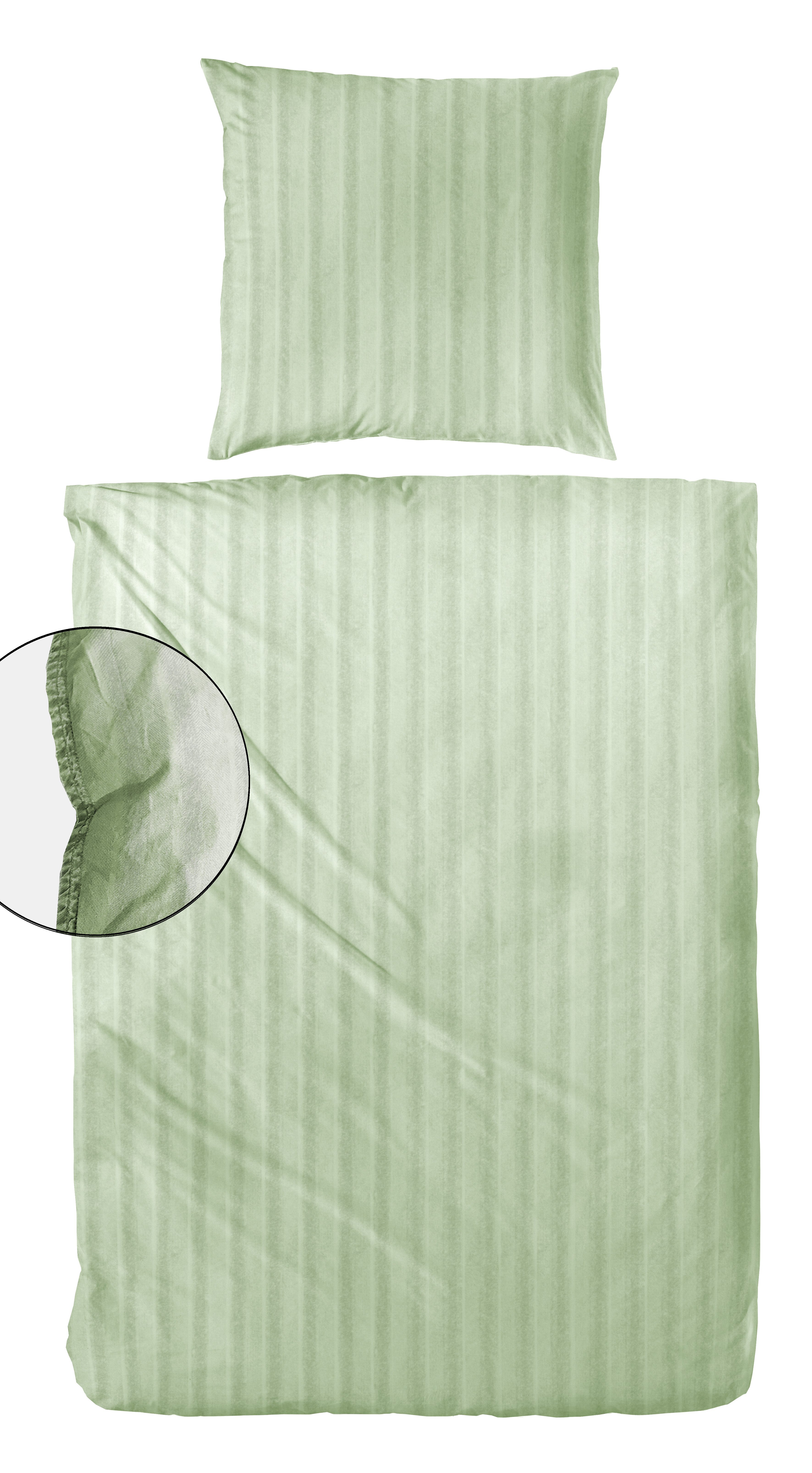 Primera Bettwäsche Stone-Washed Style, Renforcé, 2 teilig, Bettwäsche mit Streifen aus 100 % Baumwolle, ab Gr. 135x200 cm