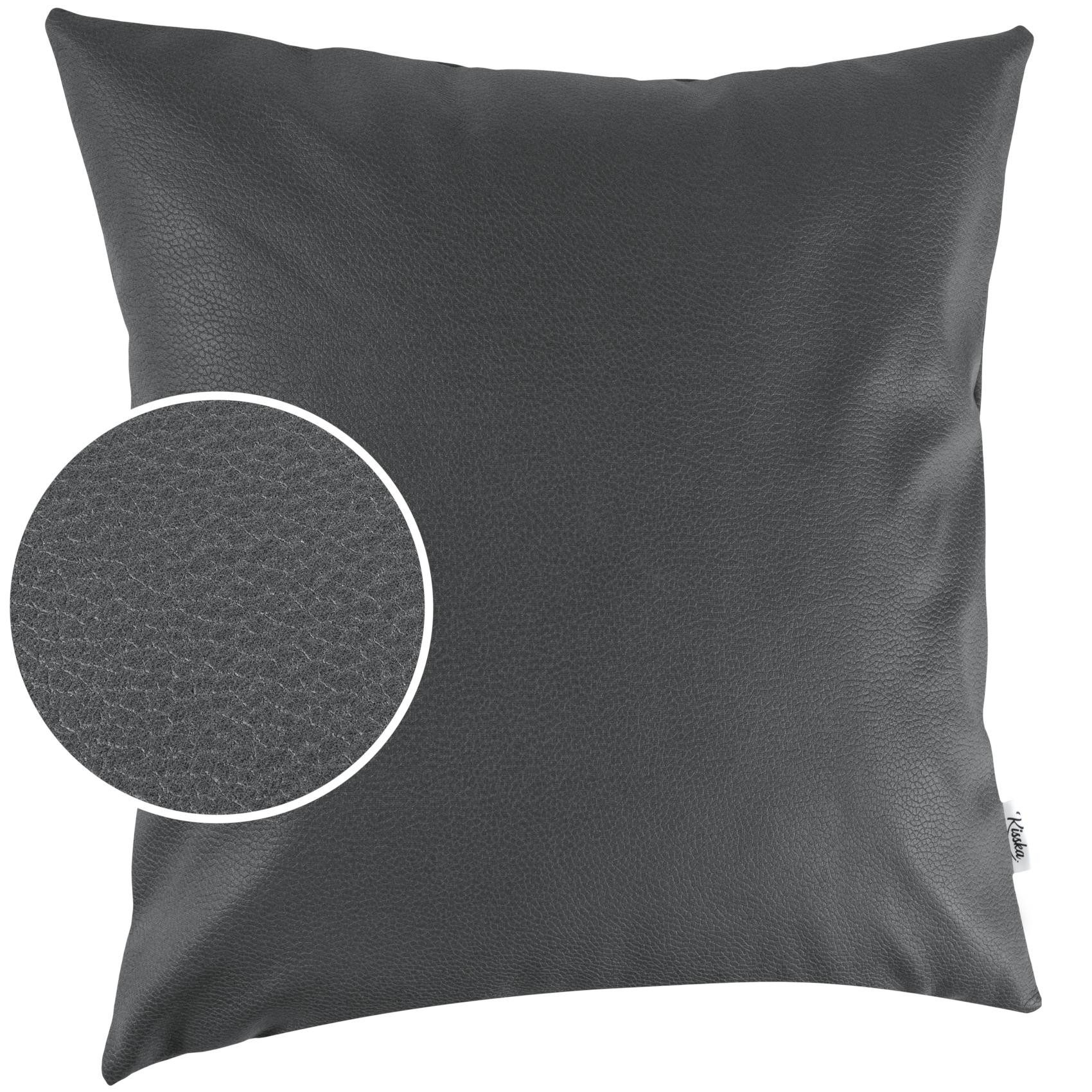 Kisska Dekokissen Kissenhülle KUMO atmungsaktive Kunstleder günstig online kaufen