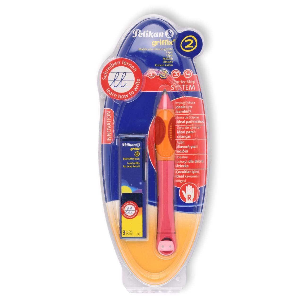 Pelikan Druckbleistift Griffix R Stufe 2 - Rosa