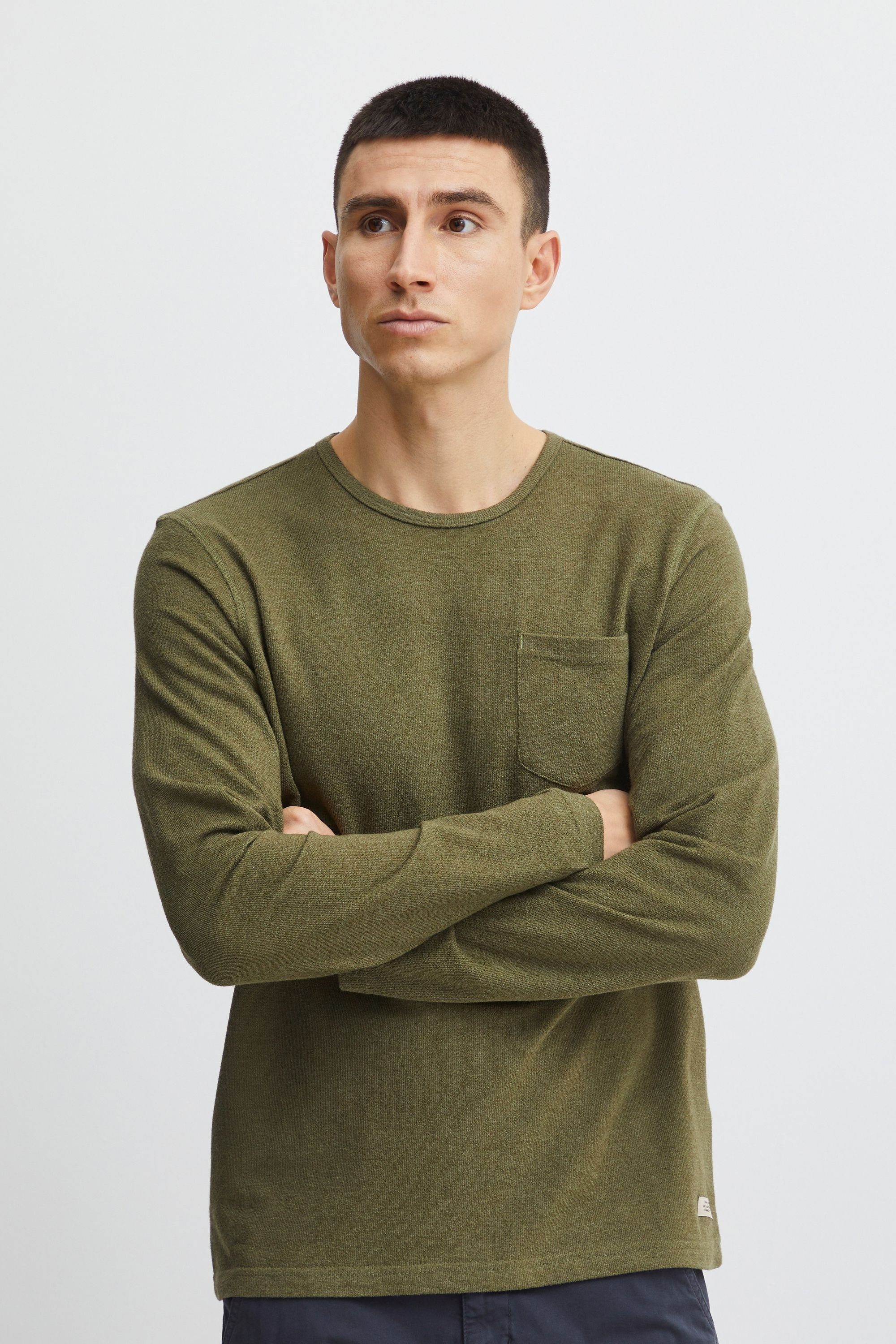 Blend Longsleeve BHTee Klassisches Langarmshirt mit Rundhalsausschnitt günstig online kaufen