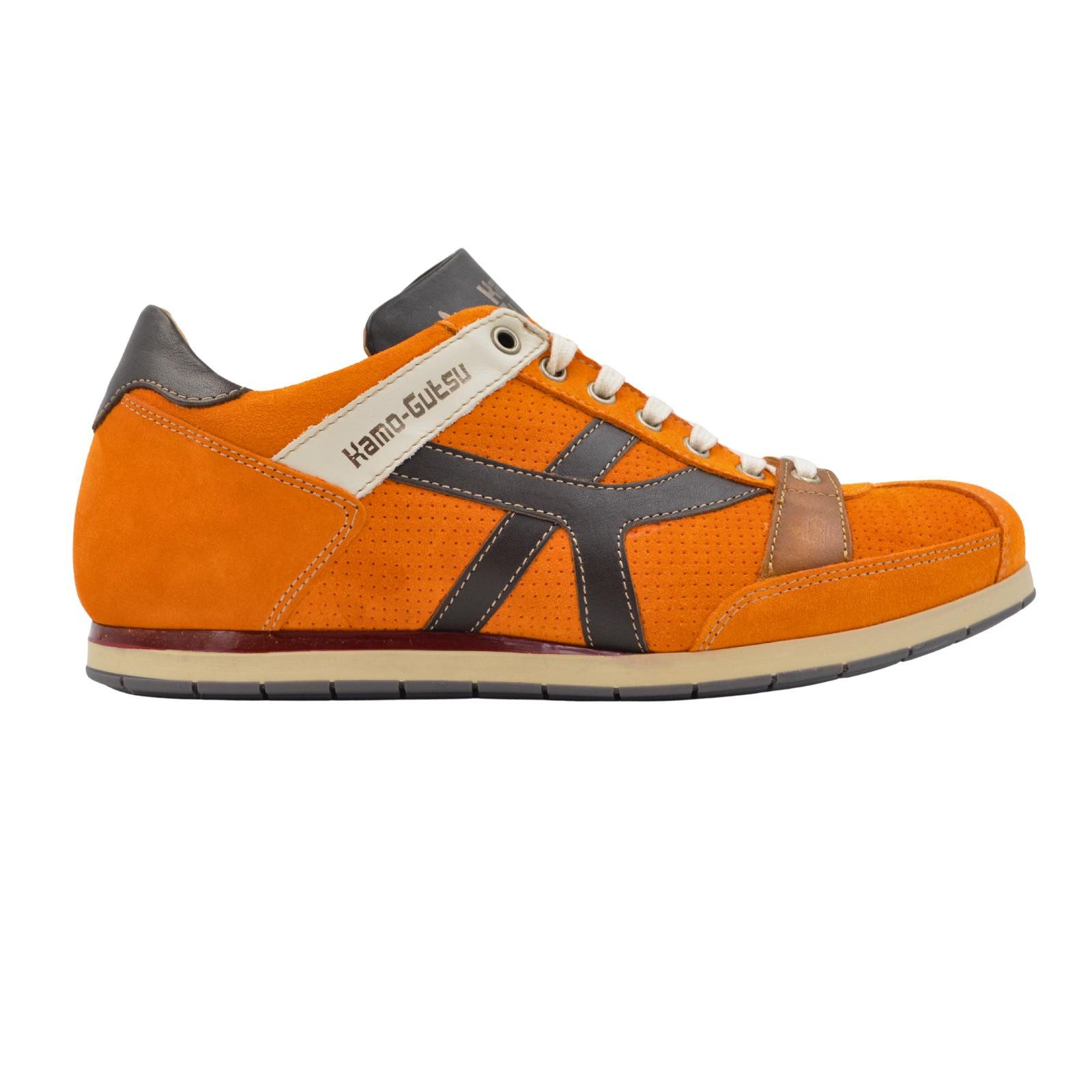 Kamo-Gutsu Kamo-Gutsu Cam. Arancio + Brown Herren Sneaker Sneaker Wechselfussbett