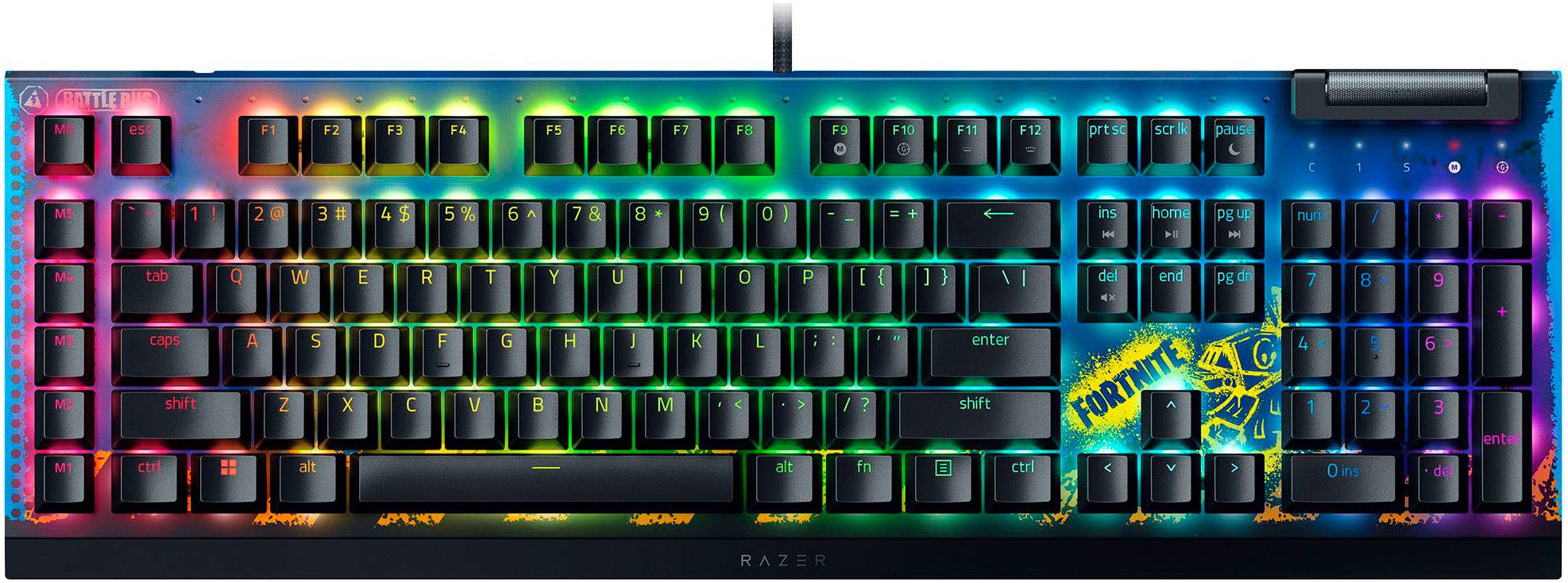 RAZER BlackWidow V4 X Fortnite Gaming-Tastatur