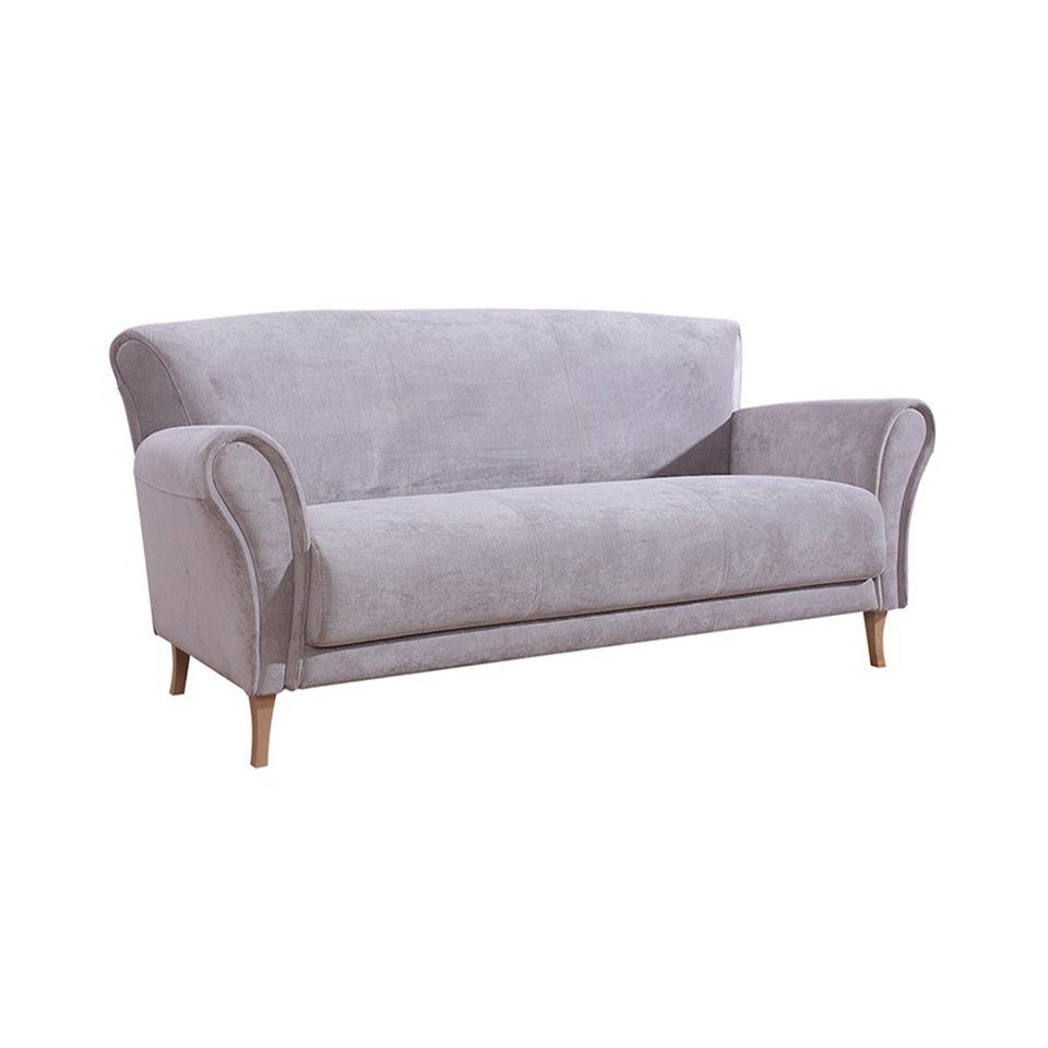 JVmoebel Sofa Dreisitzer Stoff Couch Sofa Lila Textil Couch, Made in Europe