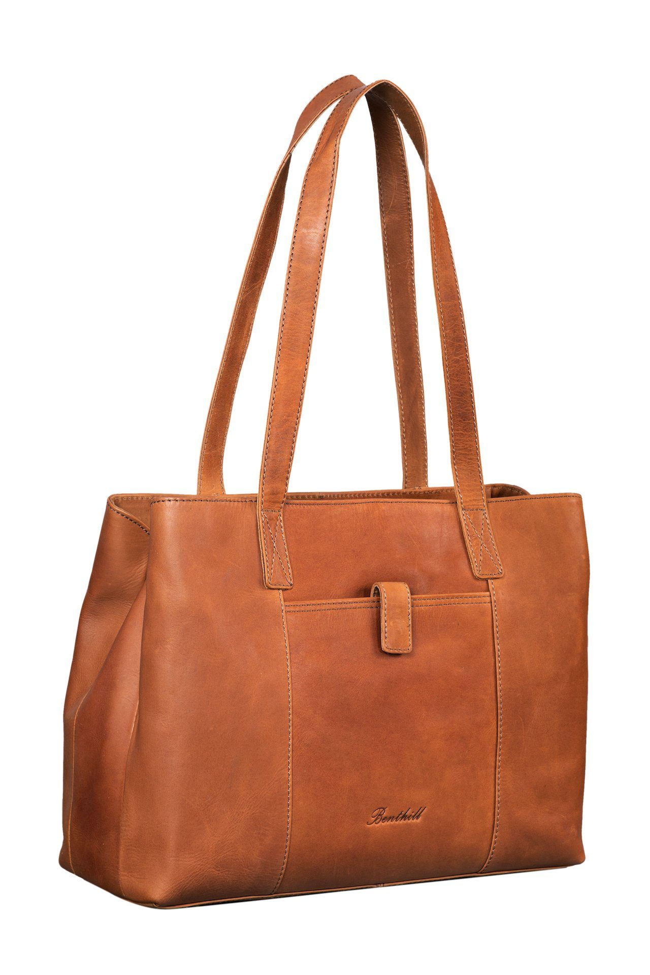 Benthill Henkeltasche Echt Leder Damen Tasche Handtasche Große Vintage Umhä günstig online kaufen