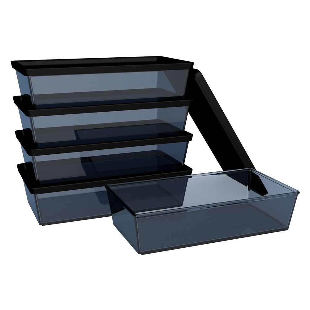 Ornamin Frischhaltedose ORNAMIN Meal Prep-Set, Food-Storage-Set, bruchfest & auslaufsicher, Kunststoff, Made in Germany