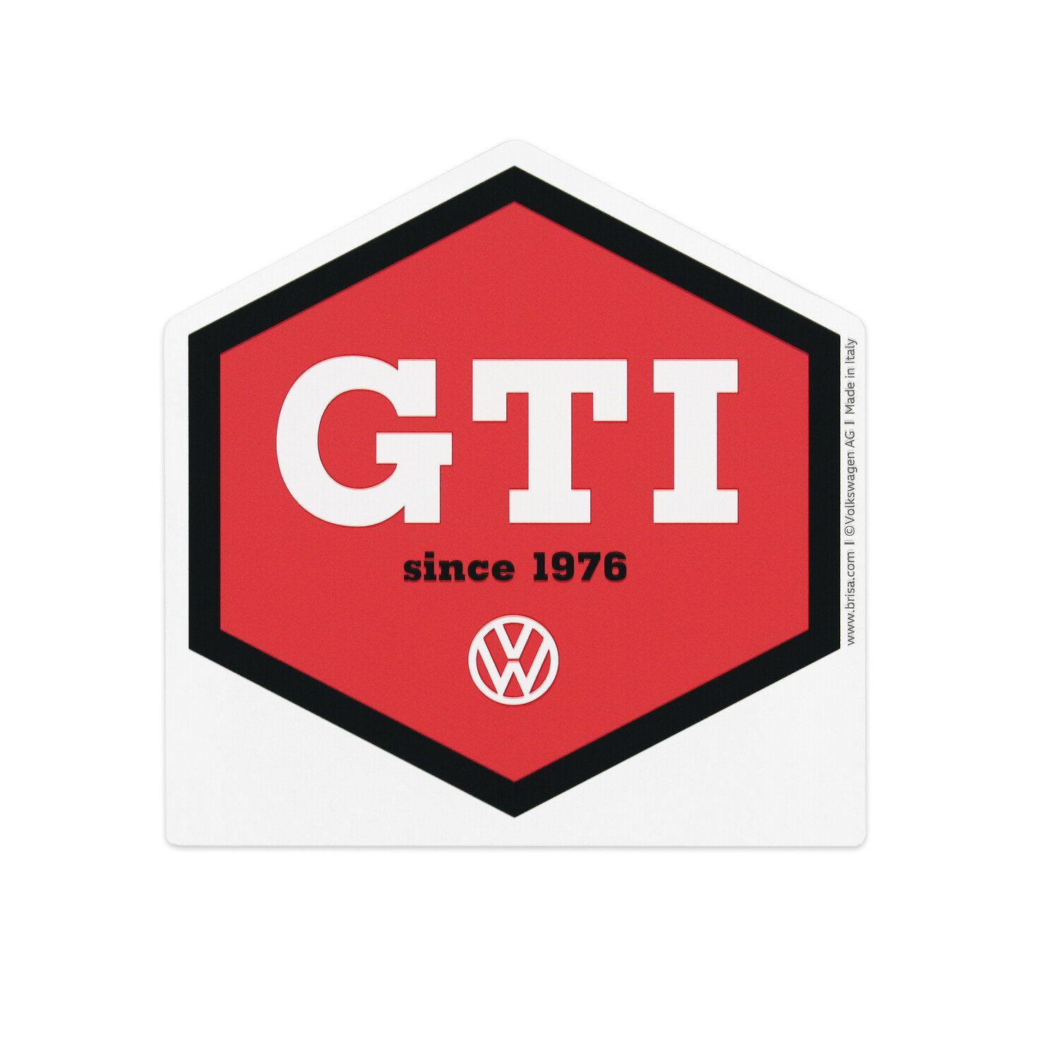 VW Collection by BRISA Eiskratzer Eisschaber aus Polycarbonat im VW GTI Design hochwertiges Autozubehör