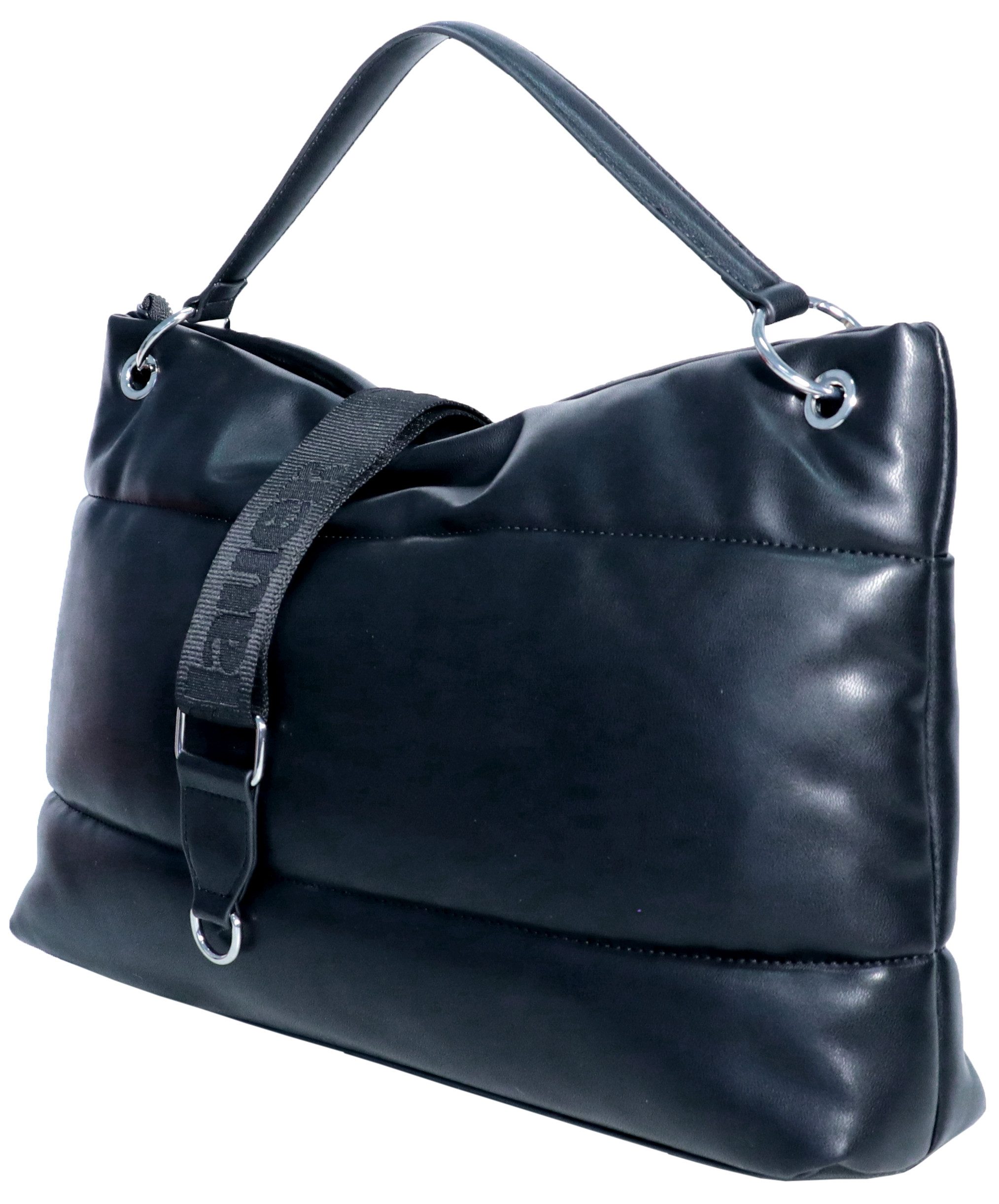 Blauer Handtasche