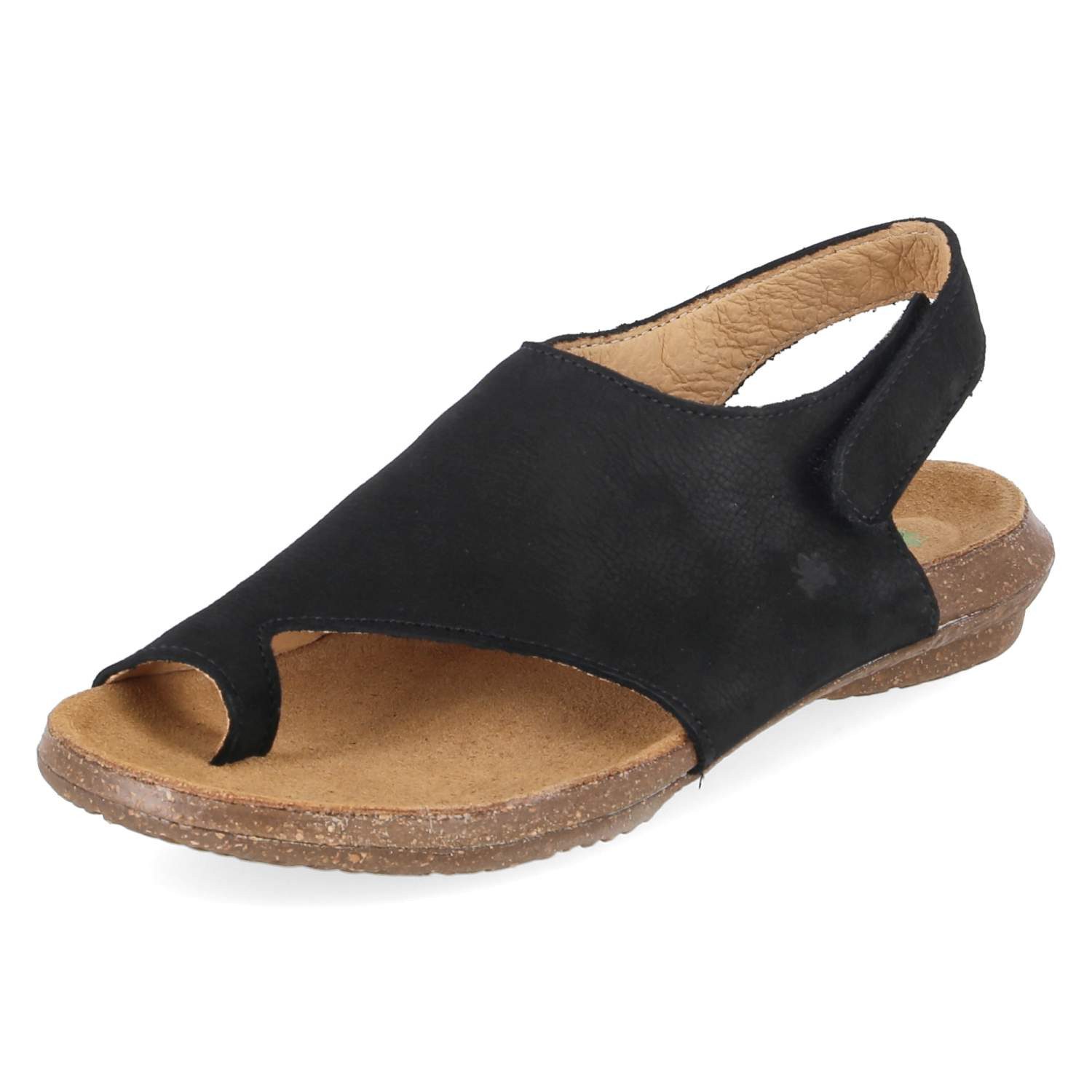El Naturalista El Naturalista N5559 Black Damen Rauleder black Keilsandalette
