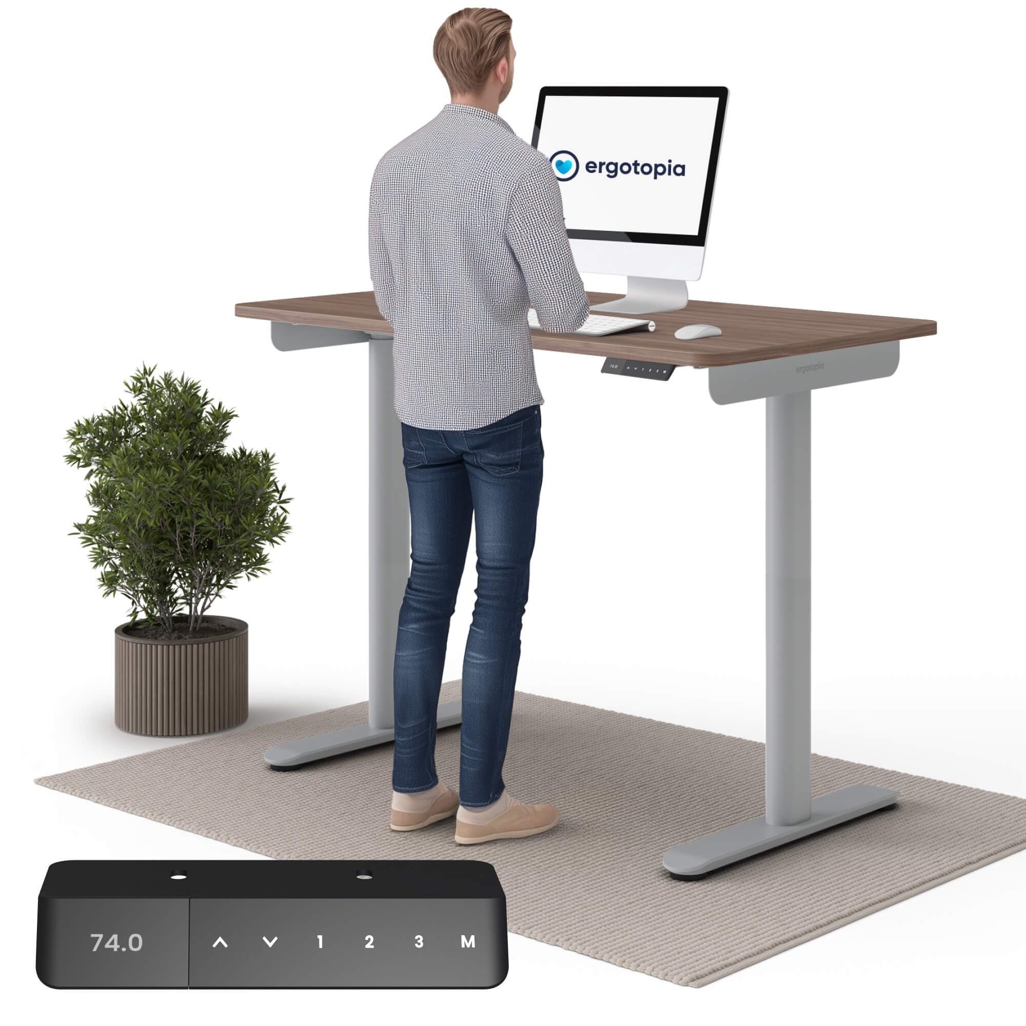 Ergotopia Schreibtisch Desktopia One (elektrisch höhenverstellbarer Schreibtisch)