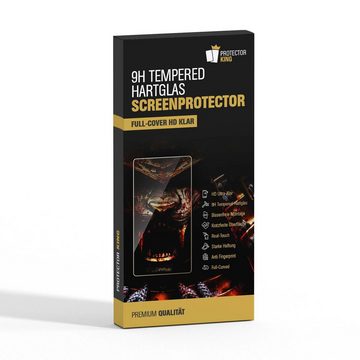 Protectorking Schutzfolie 3x Echtes Tempered 9H Panzerhartglas für iPhone 15 Plus 3D KLAR FULL, (3-Stück), Echtglas Tempered 9H Panzerhartglas, Displayschutz, Schutzglas 3D KLAR