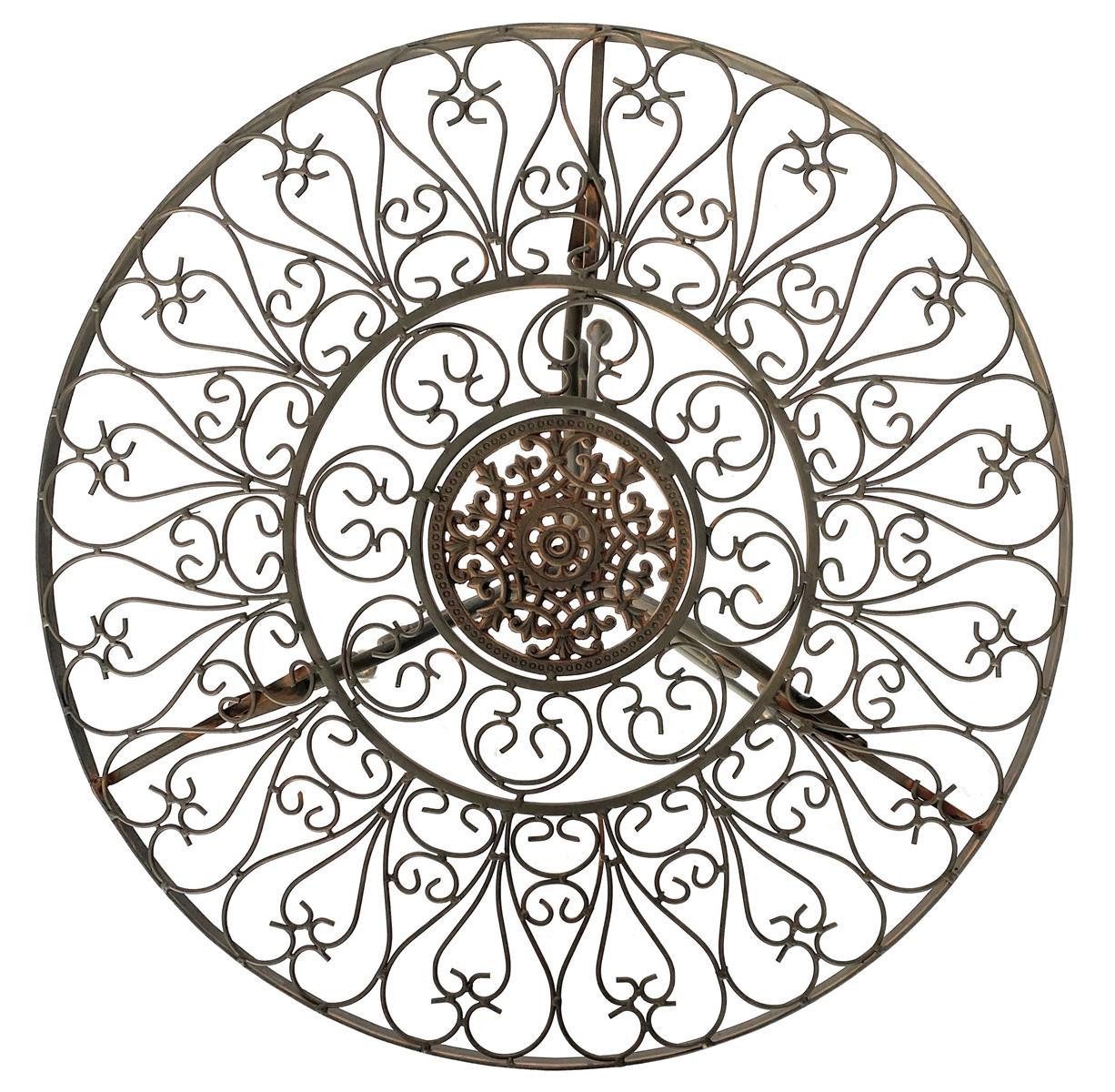 DanDiBo Tischelement Tisch Bistrotisch Antik Rund Gartentisch Metall 1792 Eisentisch