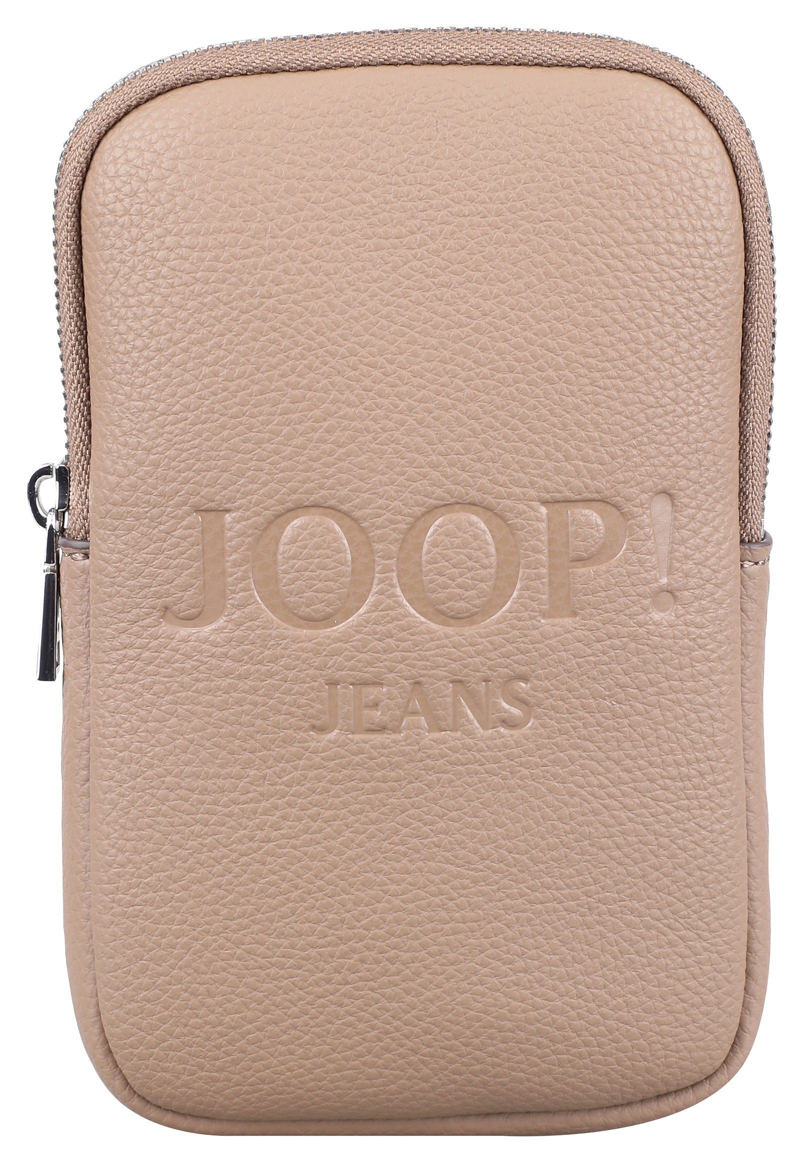 Joop Jeans Handytasche lettera bianca phonecase lvz, mit schöner Logoprägung taupe
