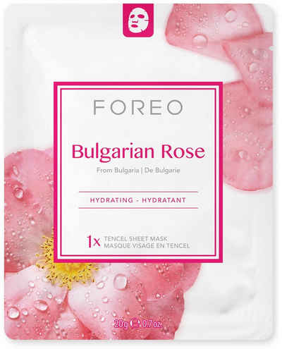 FOREO Gesichtsmaske »Farm To Face Collection Sheet Masks Bulgarian Rose«, 3-tlg.