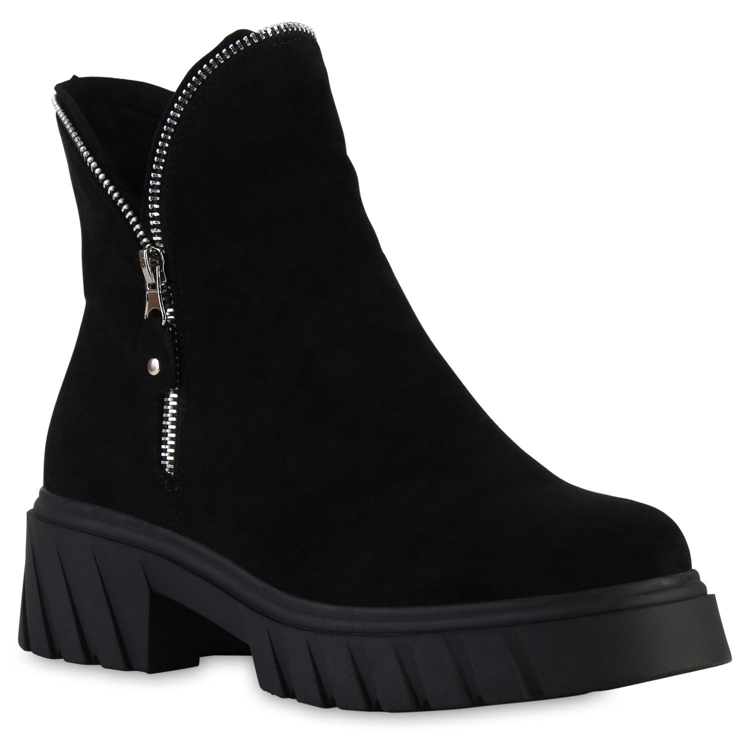 VAN HILL 841829 Stiefelette Damen Leicht Gefütterte Klassische Stiefeletten günstig online kaufen