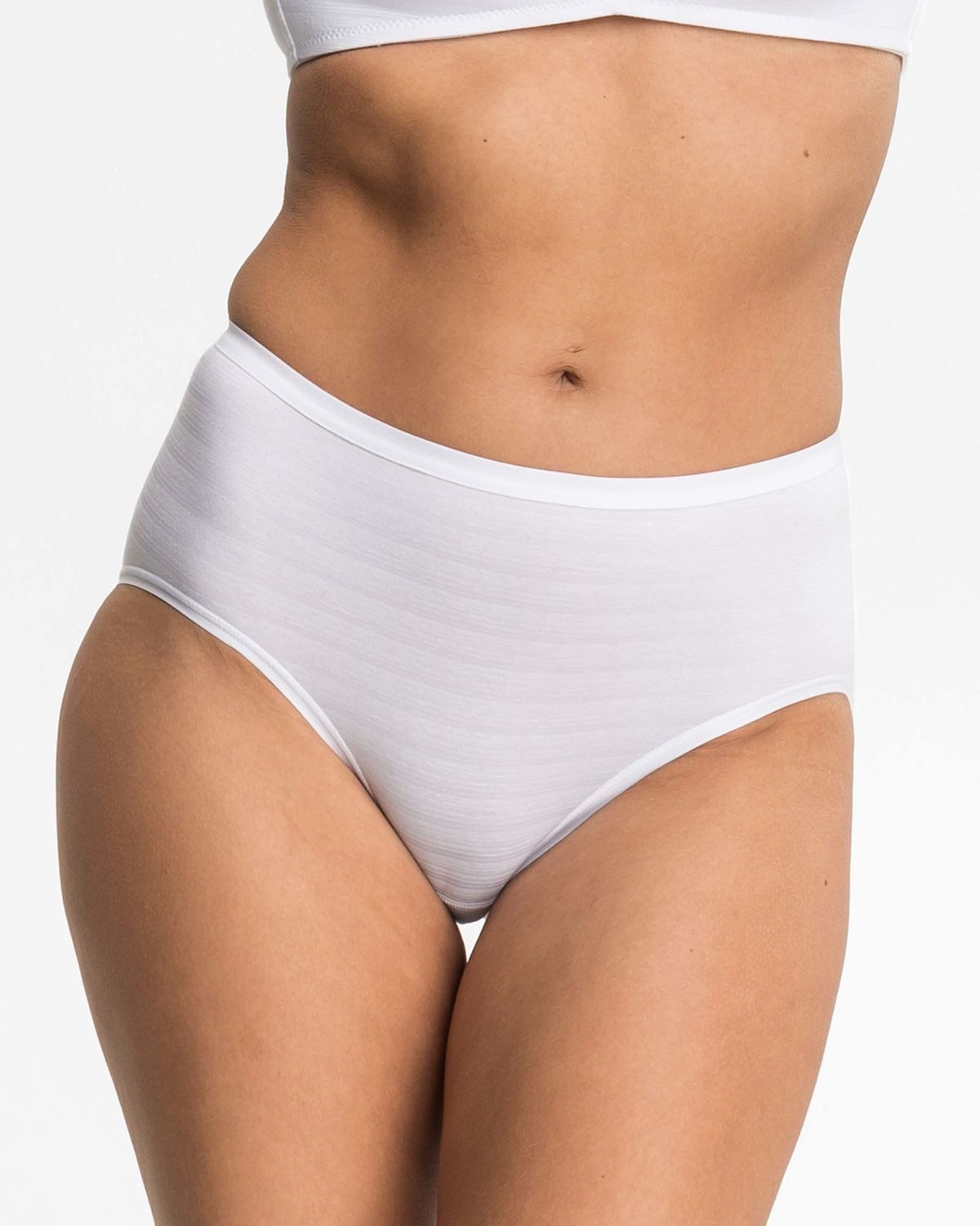 Speidel Slip Midislip Cotton & More (Set, 3er Pack) dezente Ringeloptik, feines Baumwoll-Mix-Material