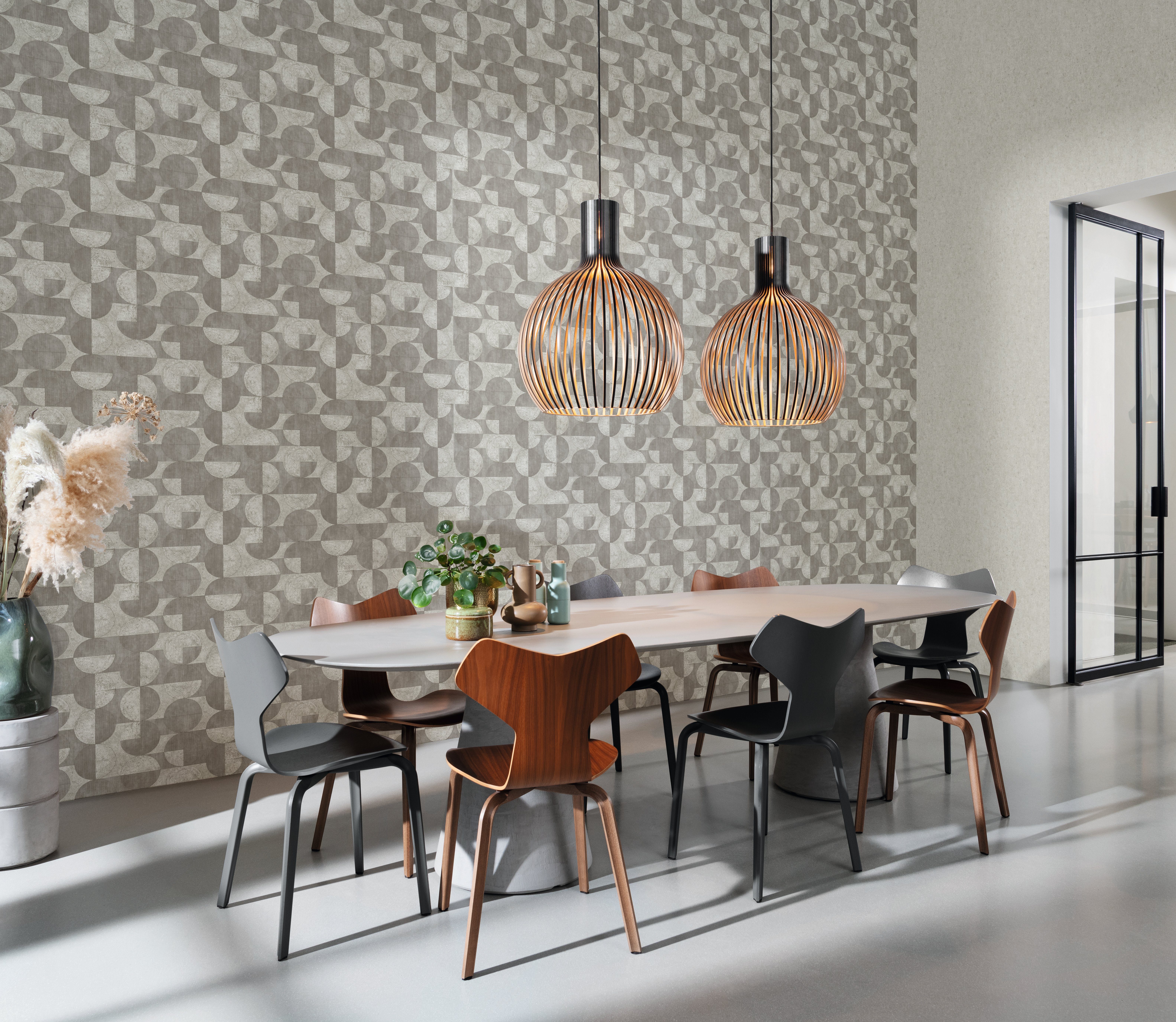 Rasch Vliestapete Concrete, strukturiert, Strukturmuster