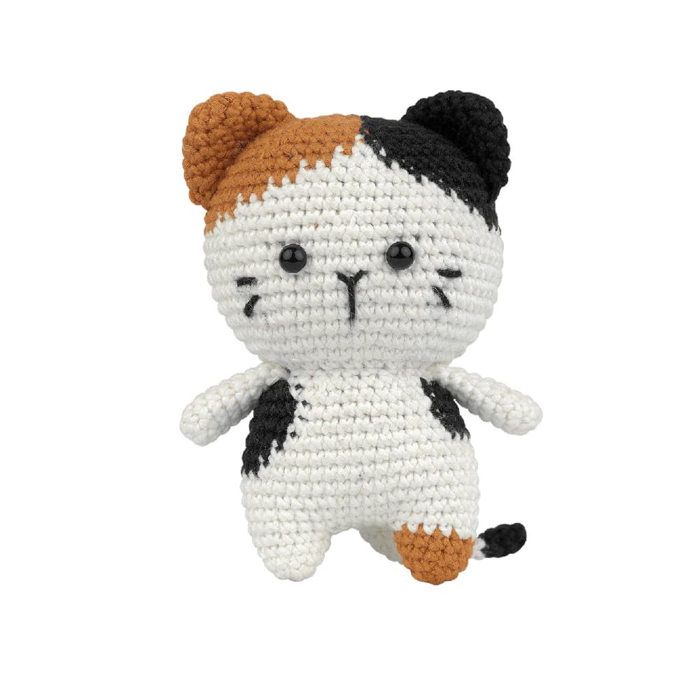 Anchor Kreativset Anchor Amigurumi Häkelkit "Meowrice die Katze", 12,5cm, (embroidery kit by Marussia)