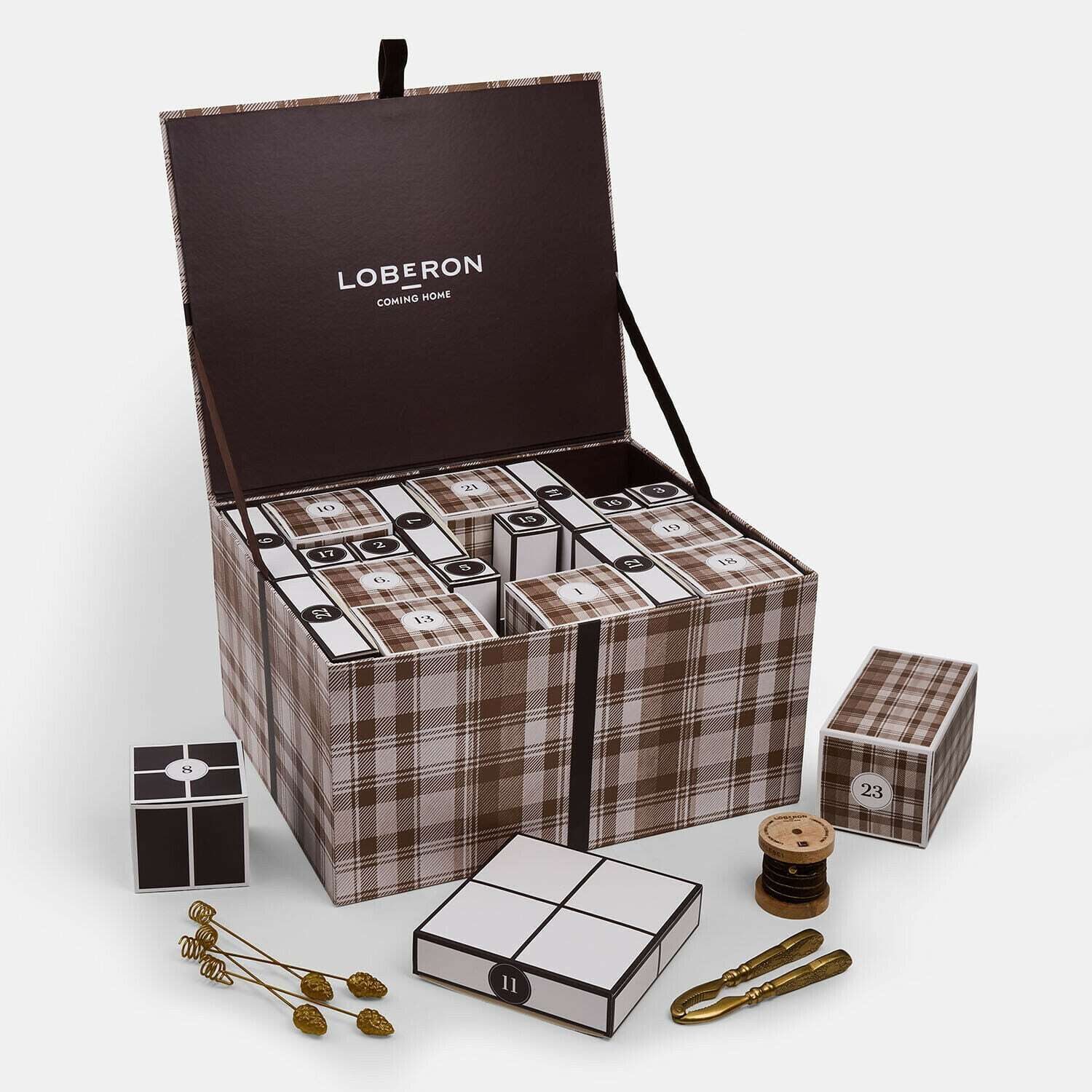 Mirabeau Adventskalender LOBERON Adventskalender 2026 beige/braun (kein Set)