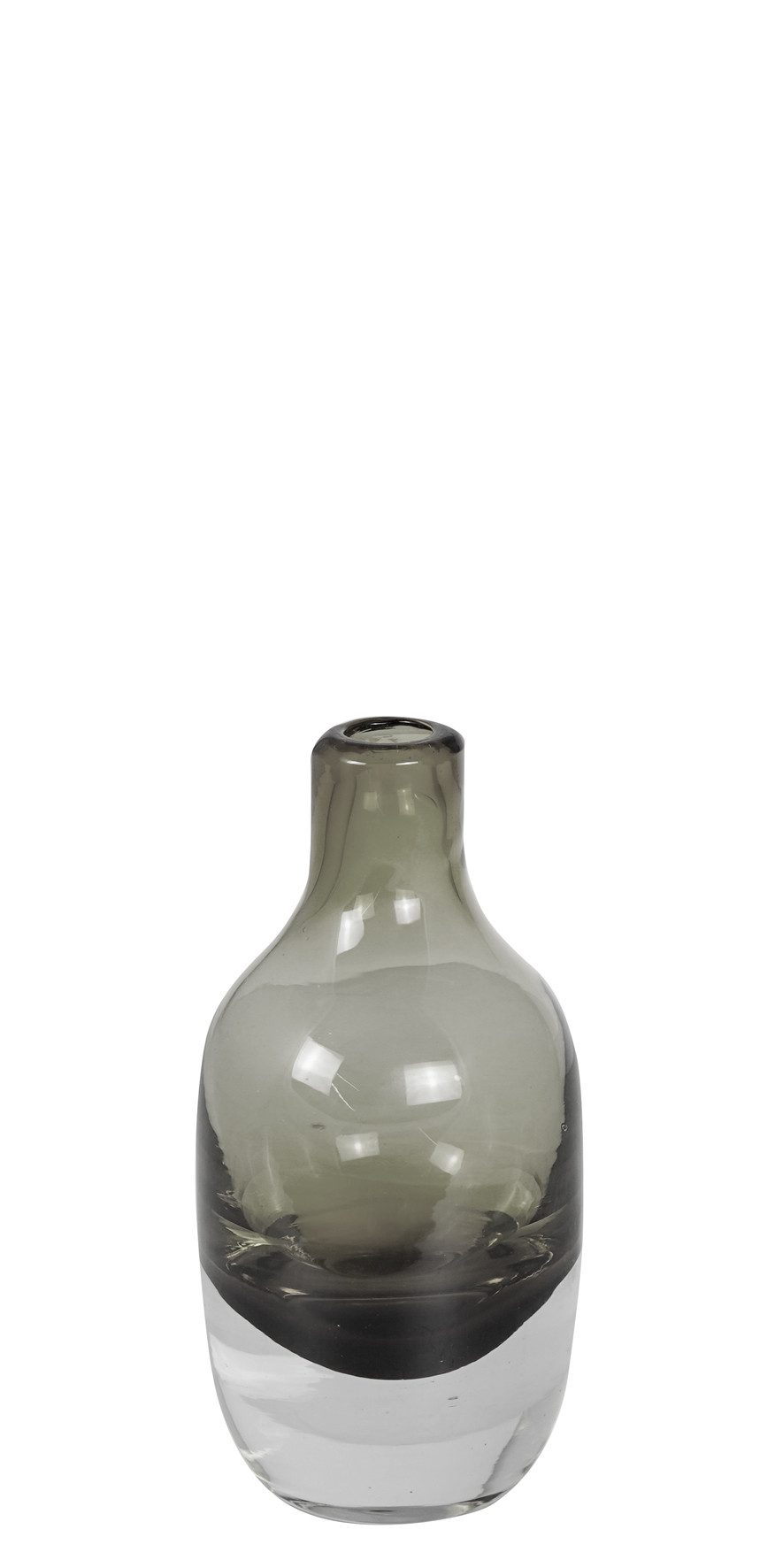 Kaheku Dekovase Kaheku Vase Altomonte, grau, Ø 11 cm, 22,5 cm hoch, 1150006514