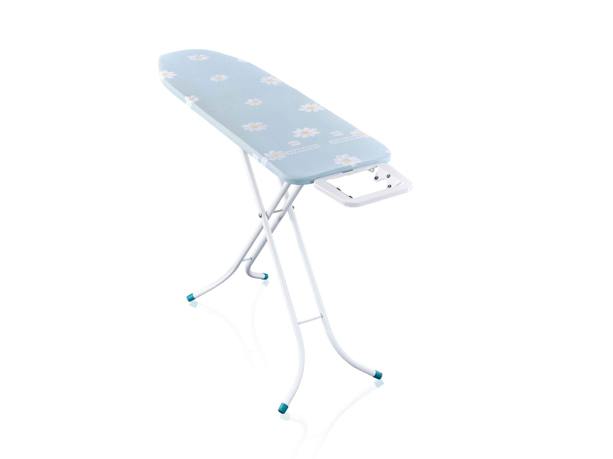 Leifheit Bügelbrett Bügeltisch Classic M Basic, Bügelfläche 38.0x120.0 cm, Höhenverstellbar, Bügelfläche 120 x 38 cm, feste Bügeleisenablage