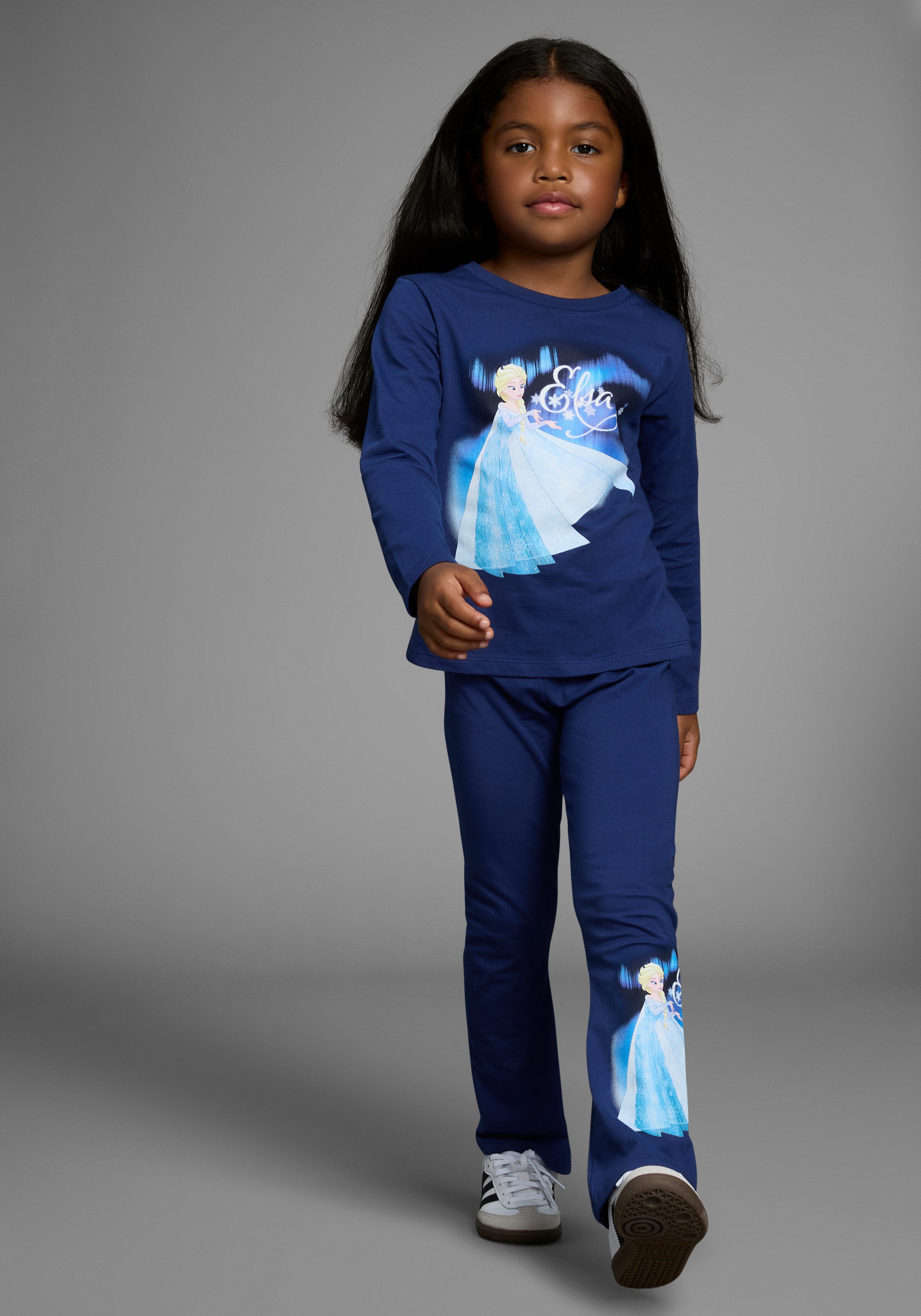 KIDSWORLD Langarmshirt & Leggings FROZEN 2tlg Set: ELSA - Disney (Set, 2-tlg., 2) Disney ELSA Drucke