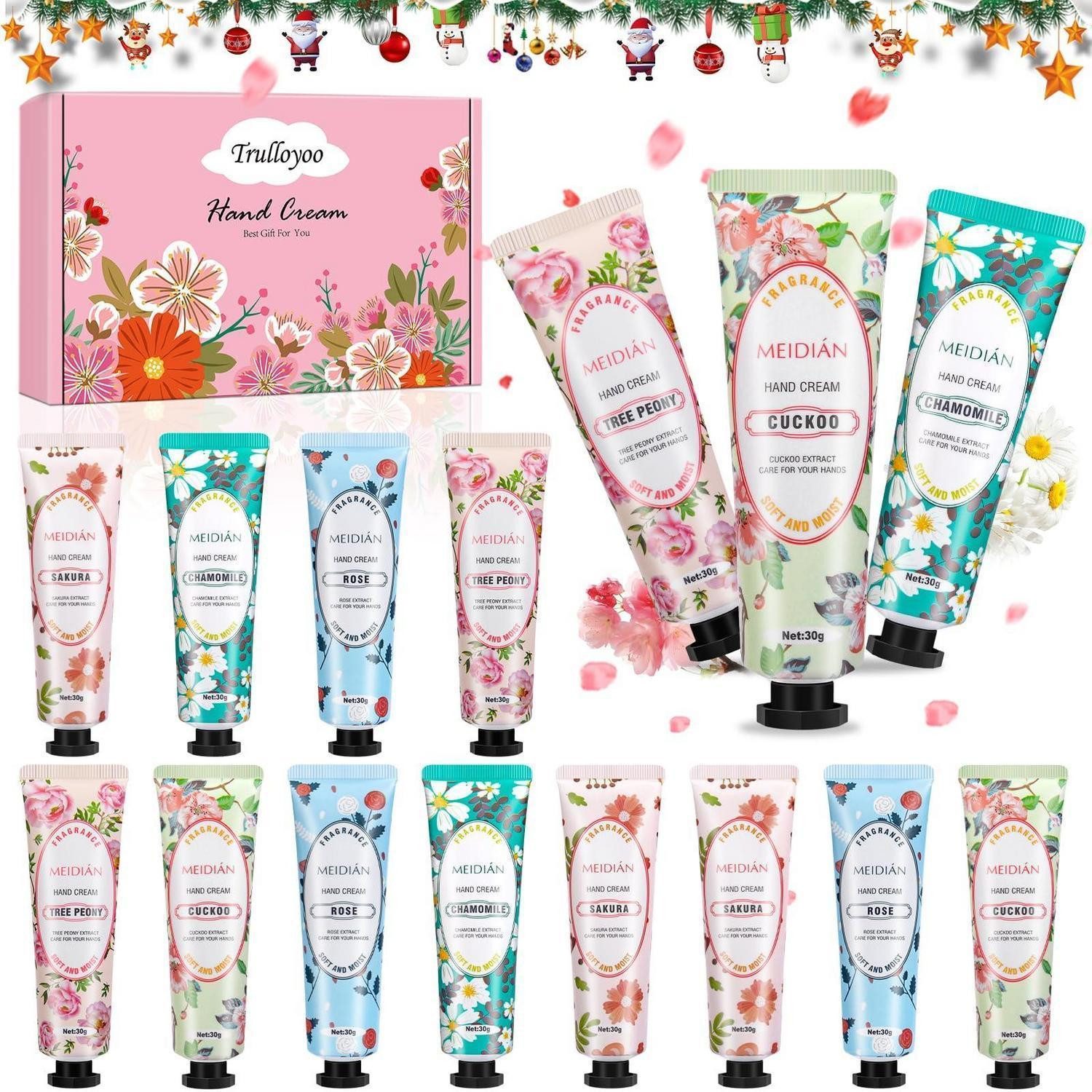 LuxusKollektion Handcreme Handcreme Set 15x30ml - 5 Blumendüfte