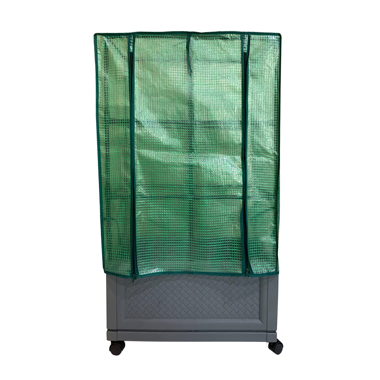 HTI-Living Gewächshaus Gewächshaus 60x30x106 cm mit Rollen, Stück, 1 Gewächshaus, Frühbeet Pflanzkasten