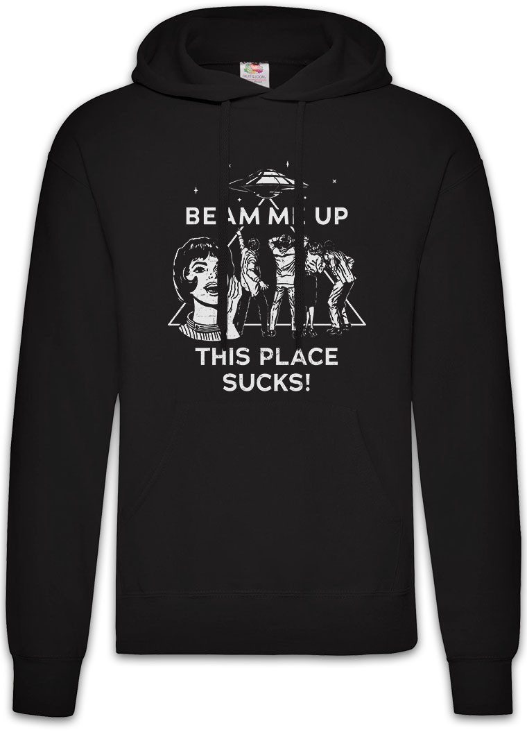 Hoodie Beam me Up This Pace Sucks Herren Hoodie Things Eleven 80s Eighties