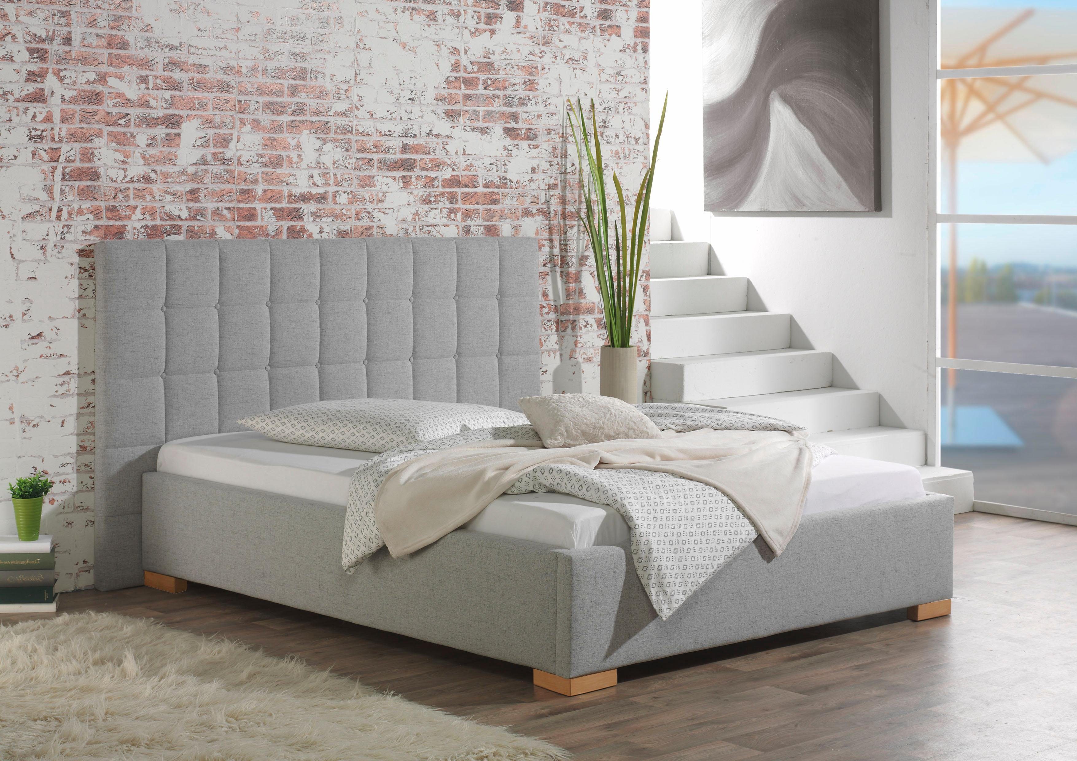 Maintal Polsterbett Cueno, mit und ohne Matratze in 2 Ausführungen, Steppung mit Knopfheftung