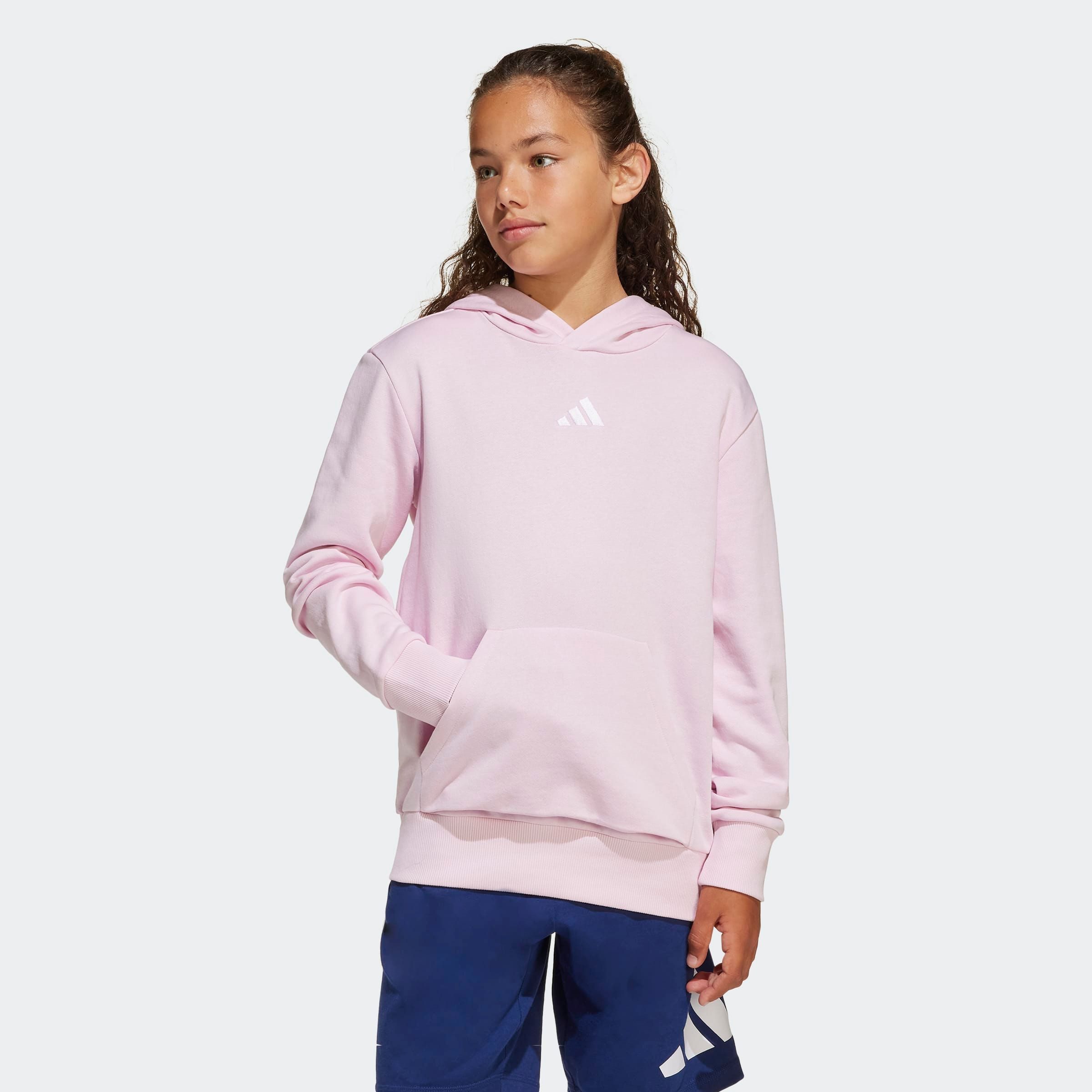 adidas Sportswear Kapuzensweatshirt J SL FL HD 225 für Kinder, mit Kapuze, ohne Verschluss